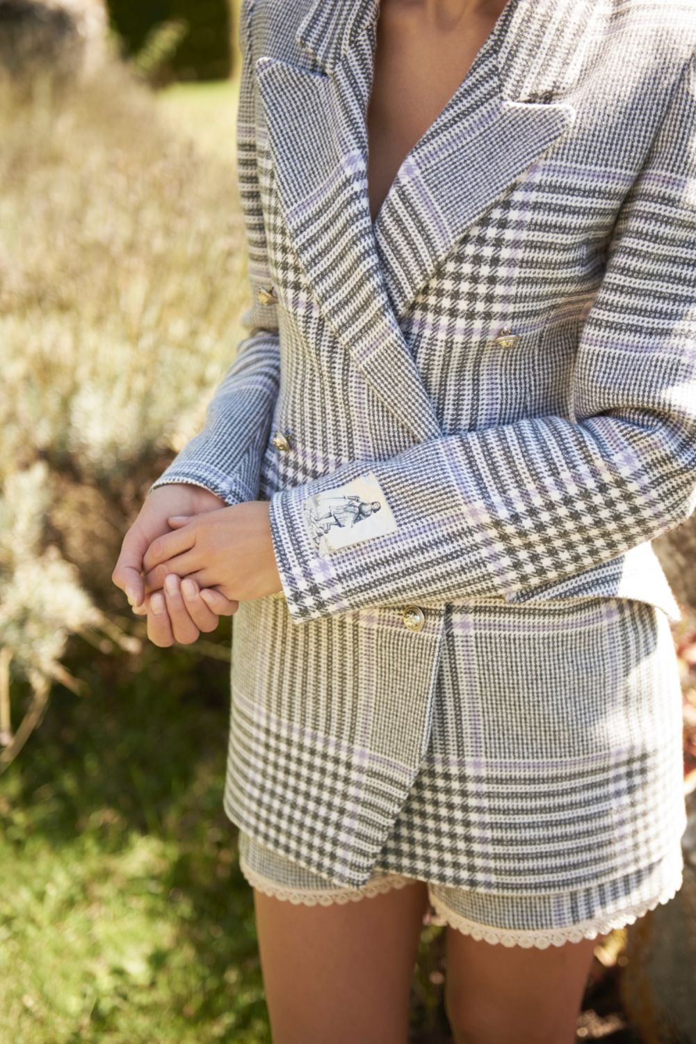 Double-breasted wool blazer Visions of Jeanne