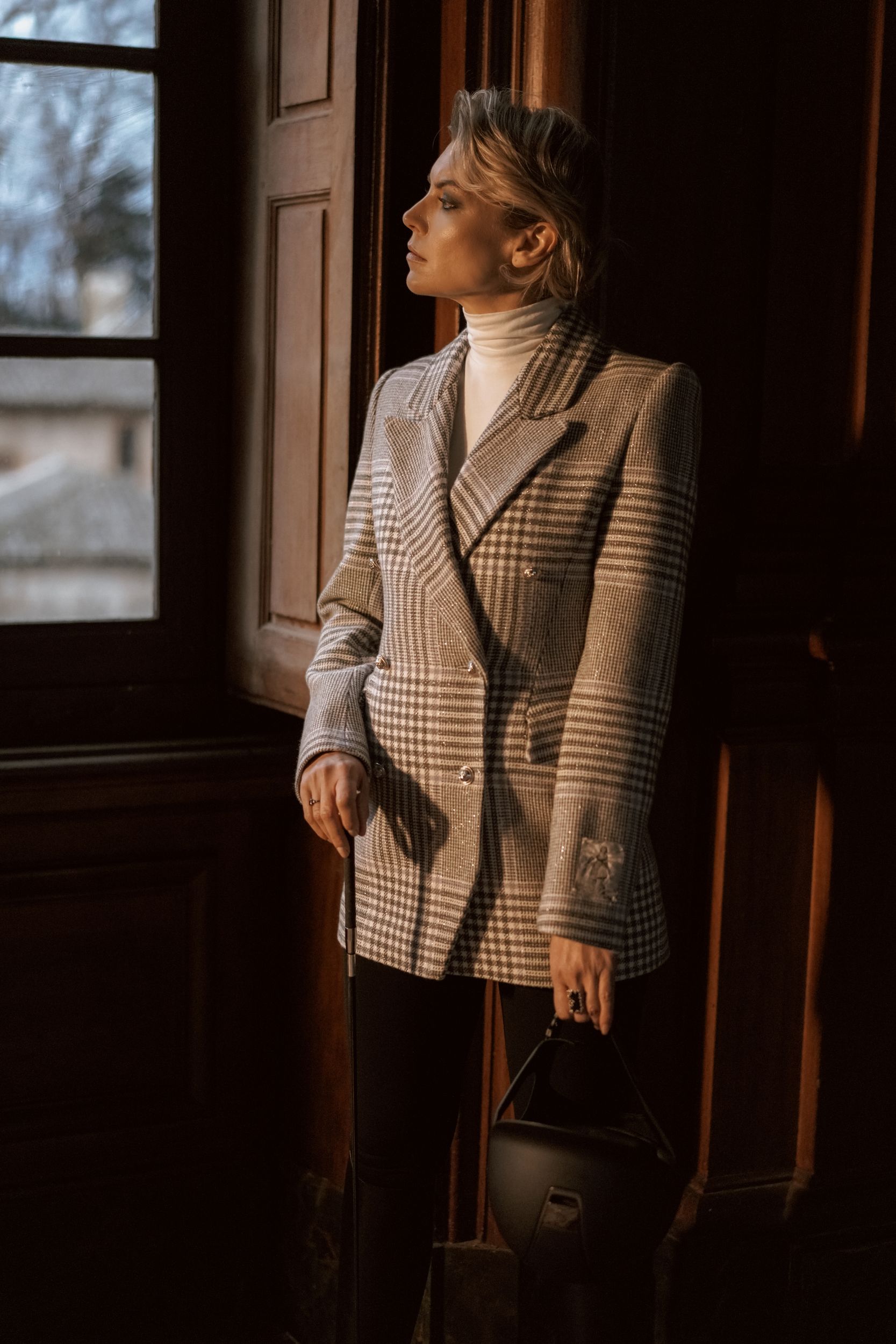 Double-breasted wool blazer Visions of Jeanne