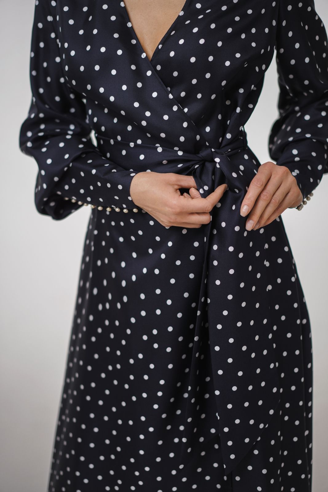 Drapé Wrap Dress
