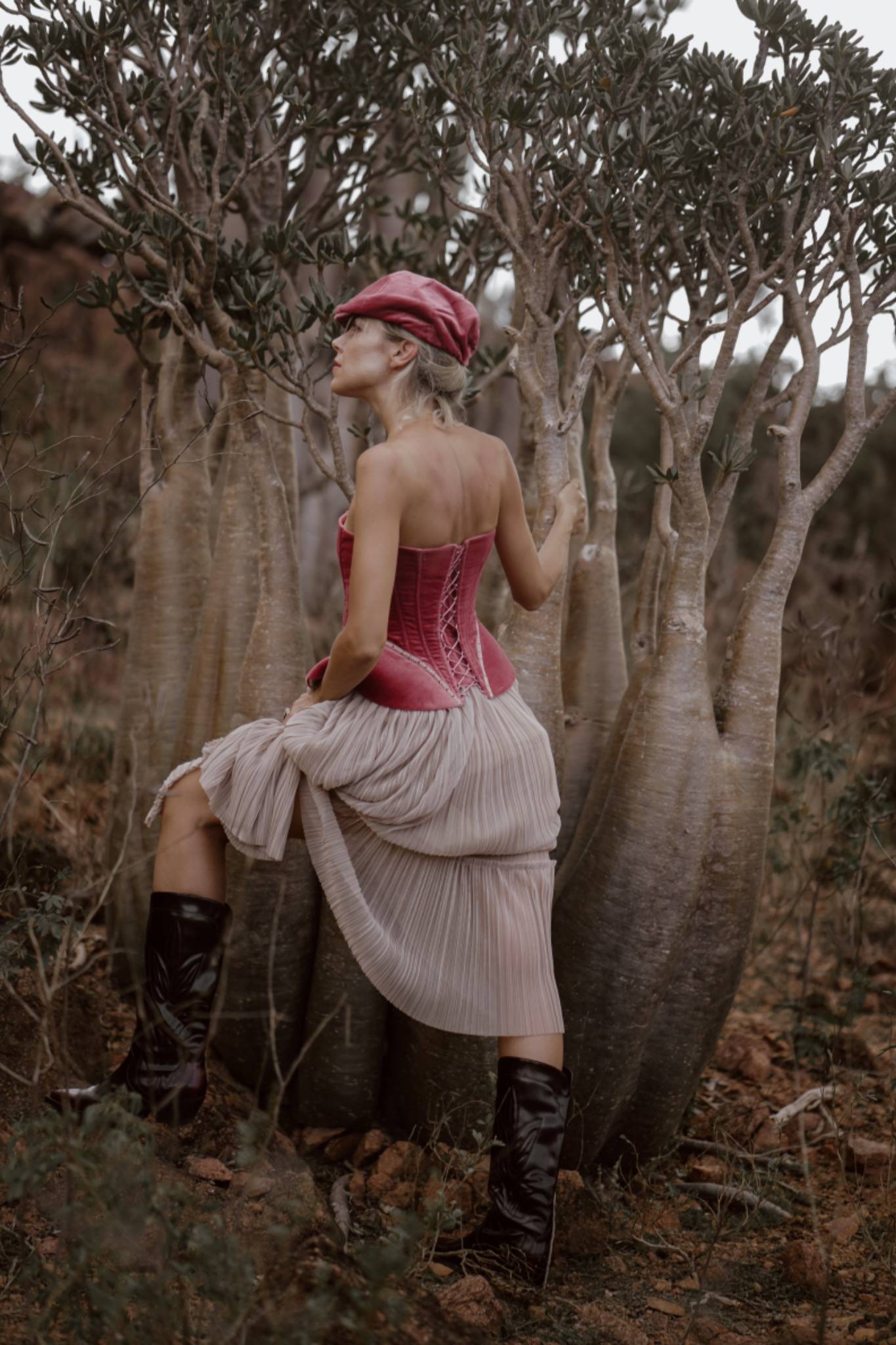 Sauvage Plissée Skirt