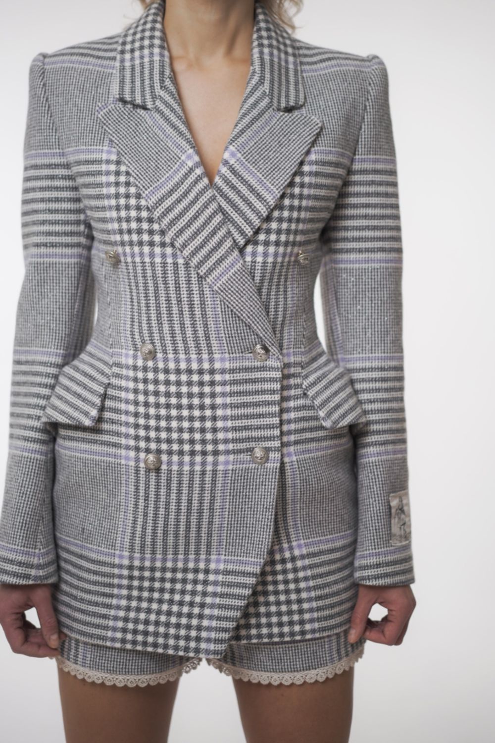 Double-breasted wool blazer Visions of Jeanne