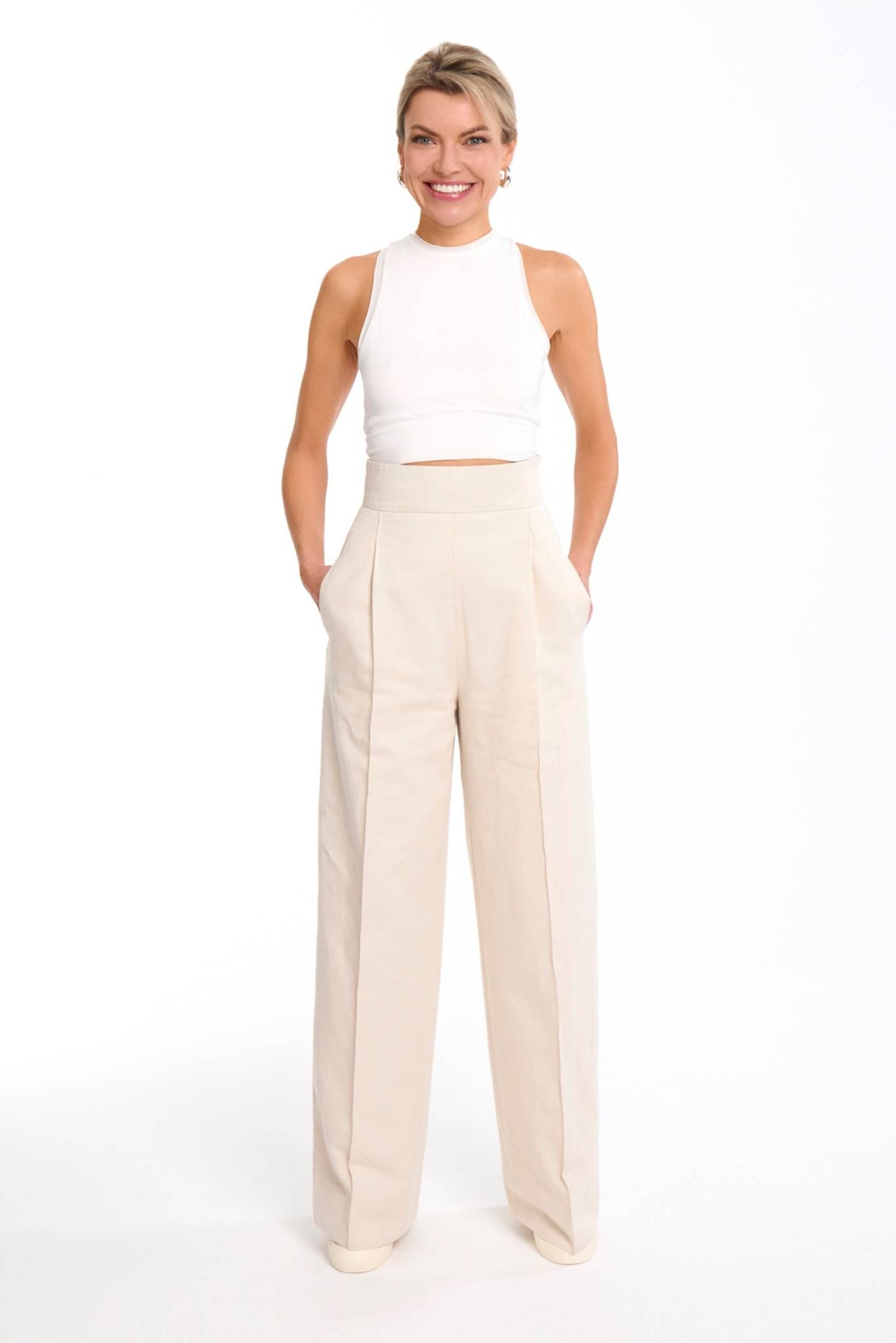 High-Waisted Trousers Catty