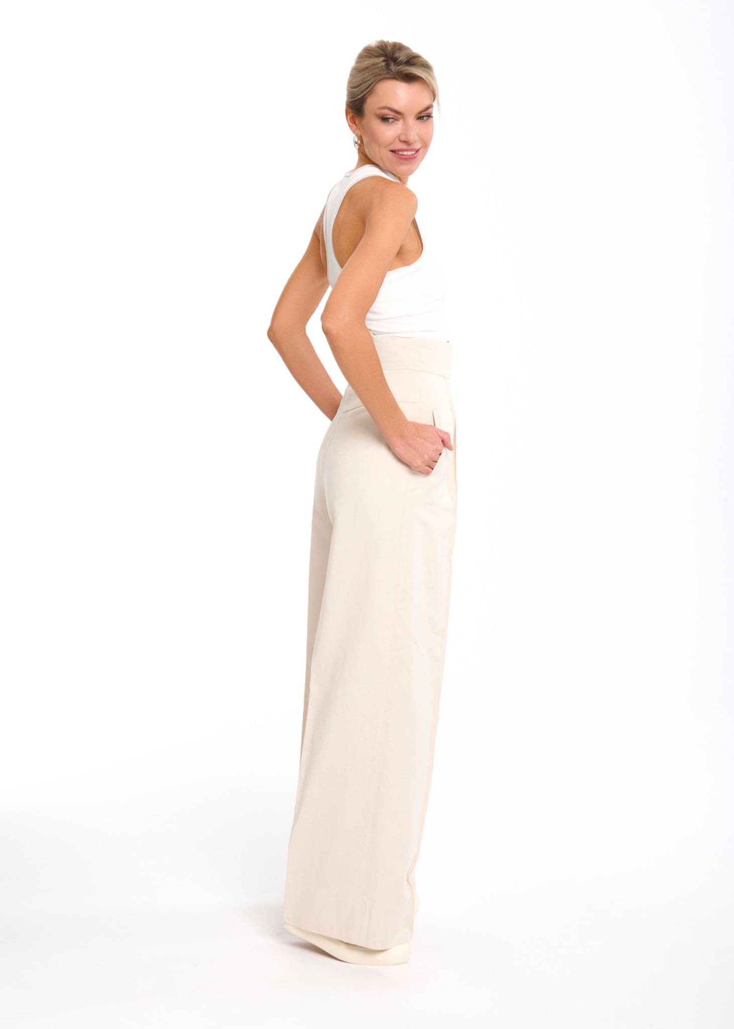 High-waisted trousers Mimaussy