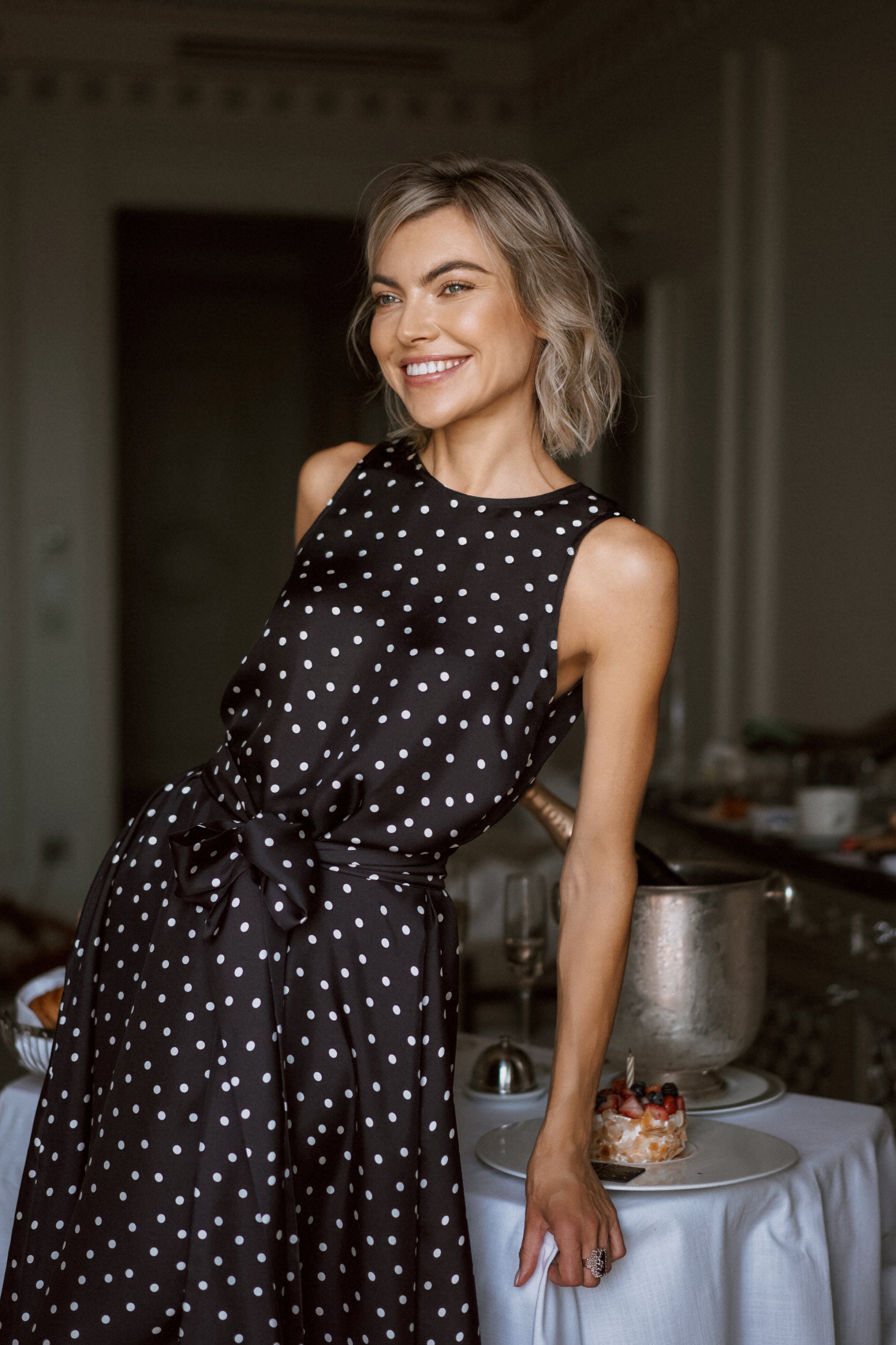 Silk Dress La Belle