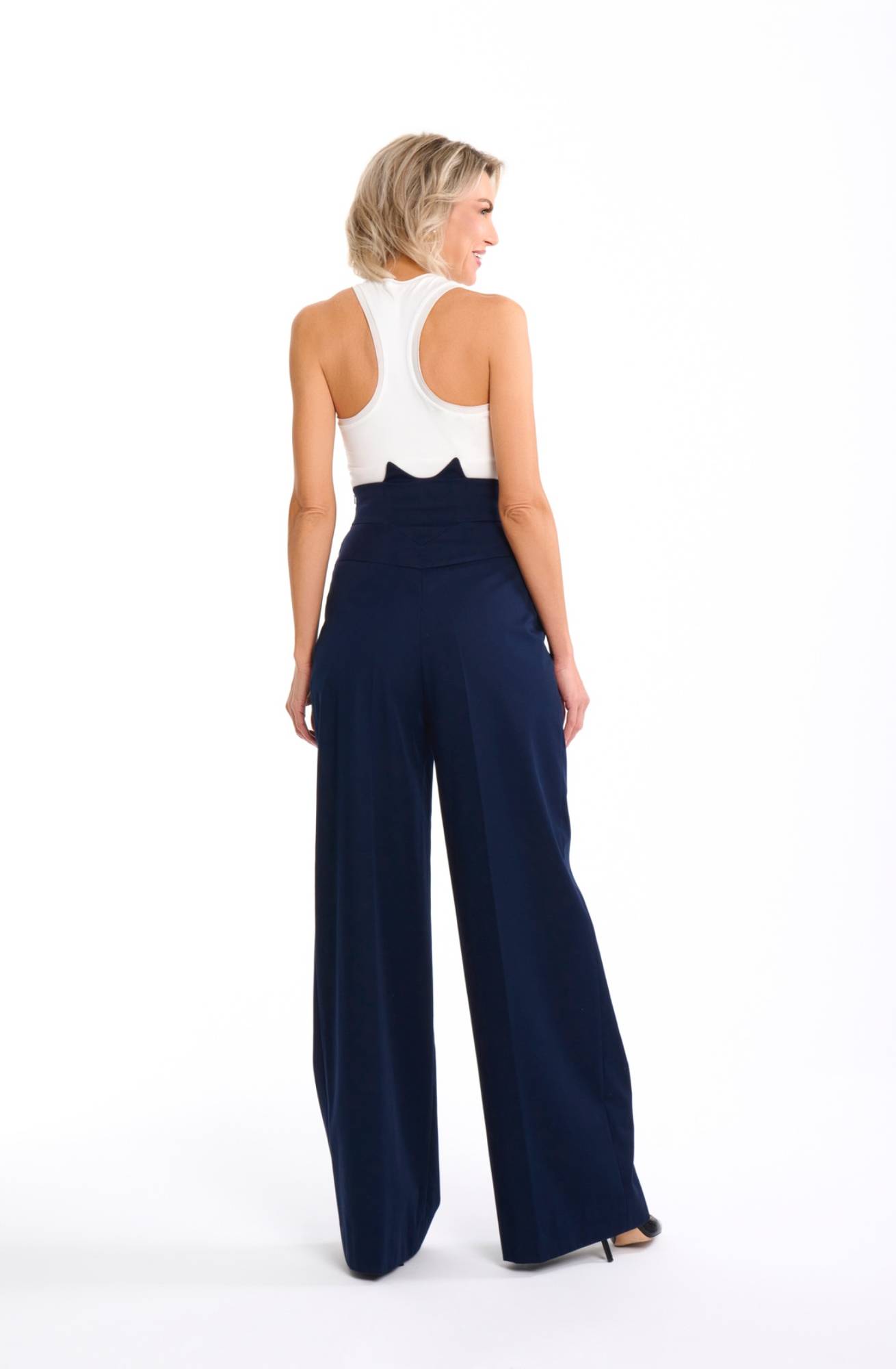 High-waisted trousers Mimaussy