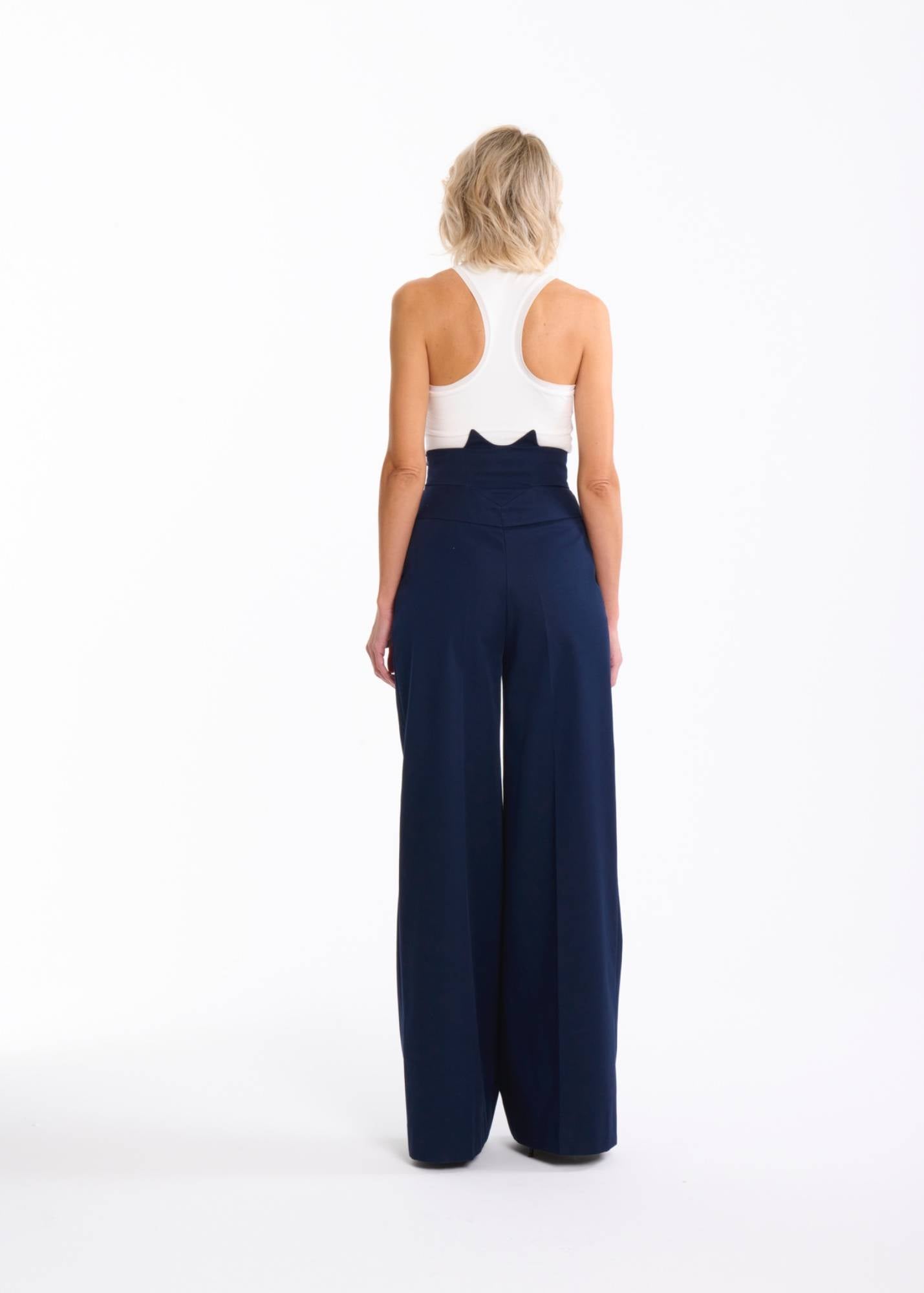 High-waisted trousers Mimaussy