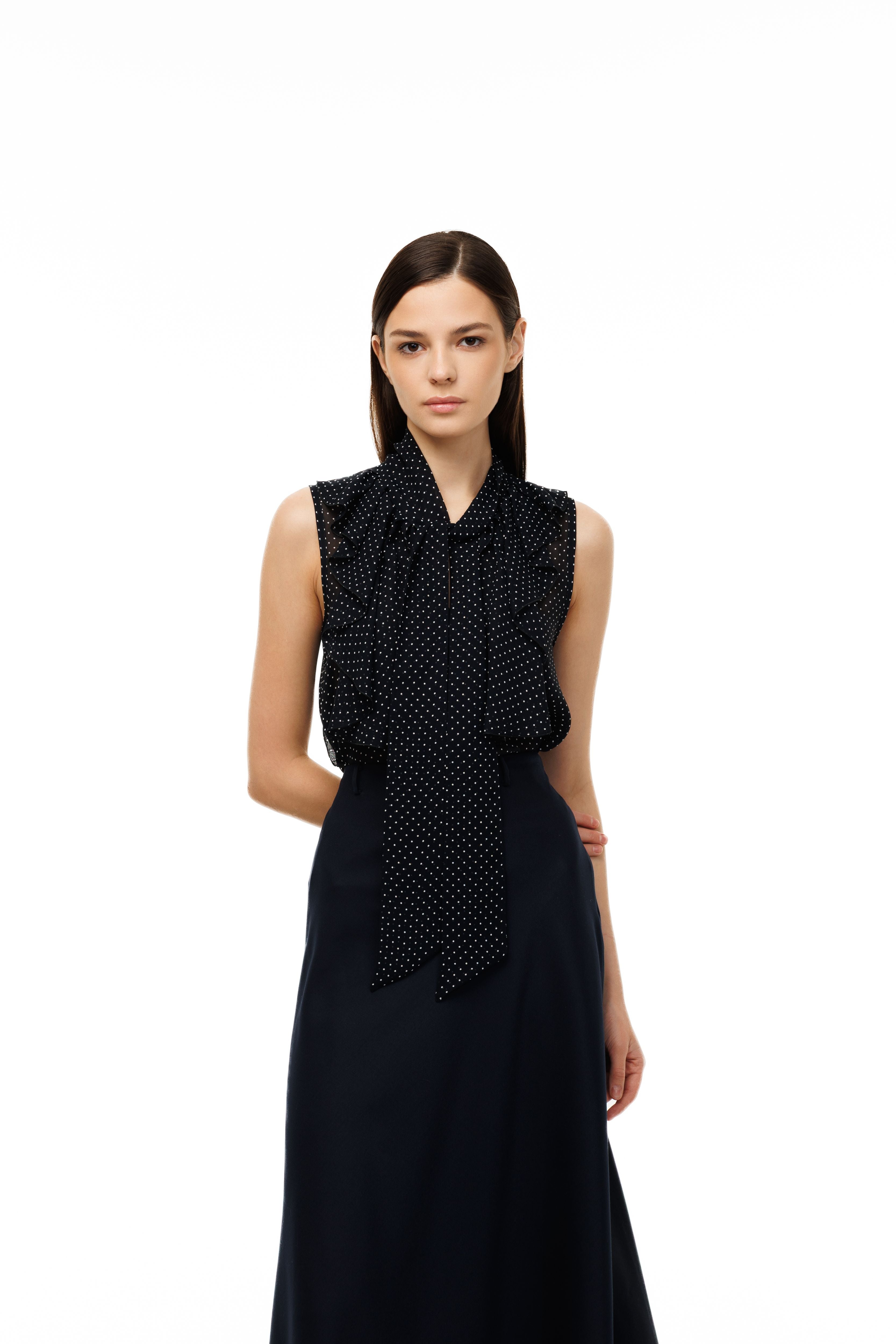 A-Line Midi Skirt Midnight Navy
