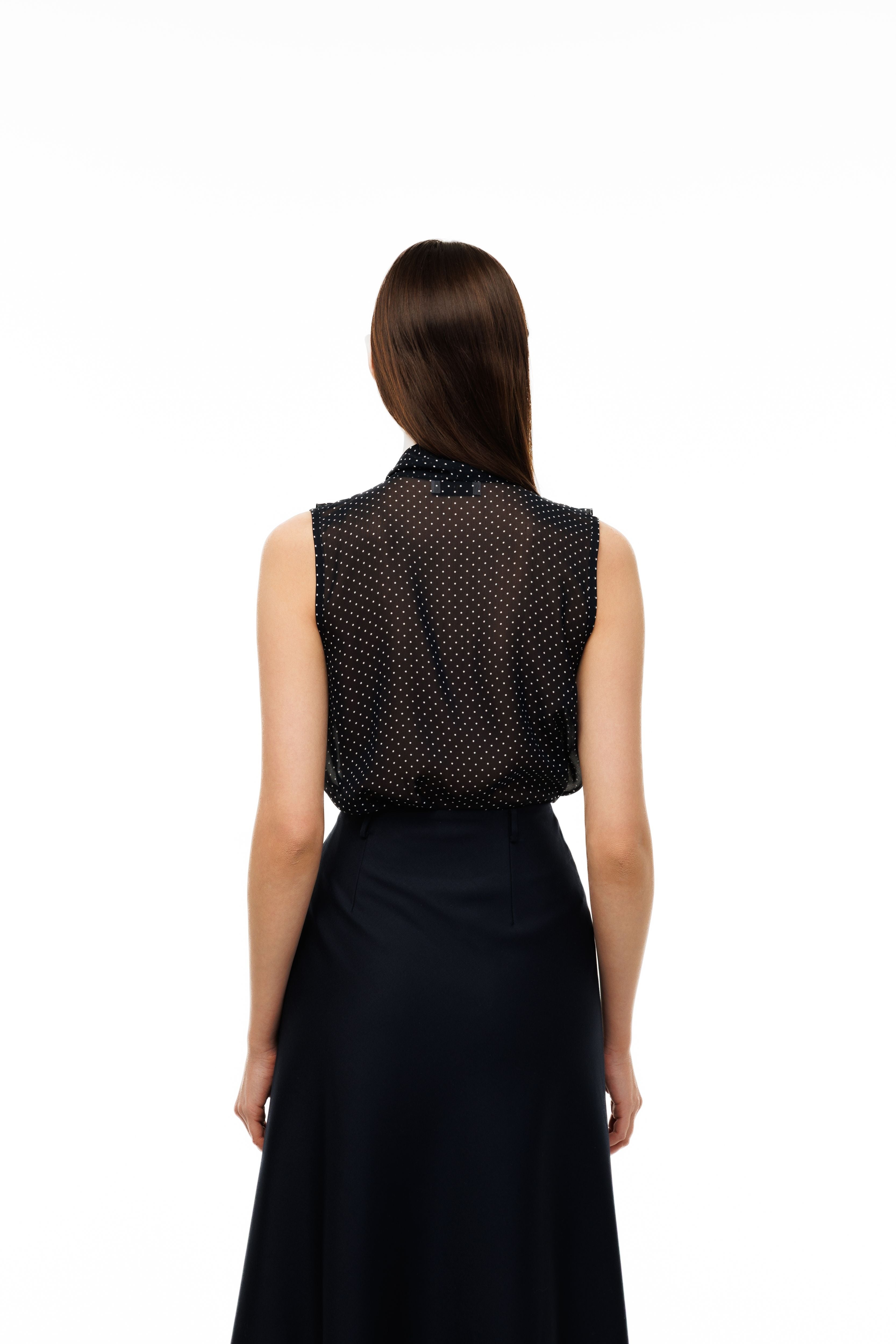 A-Line Midi Skirt Midnight Navy