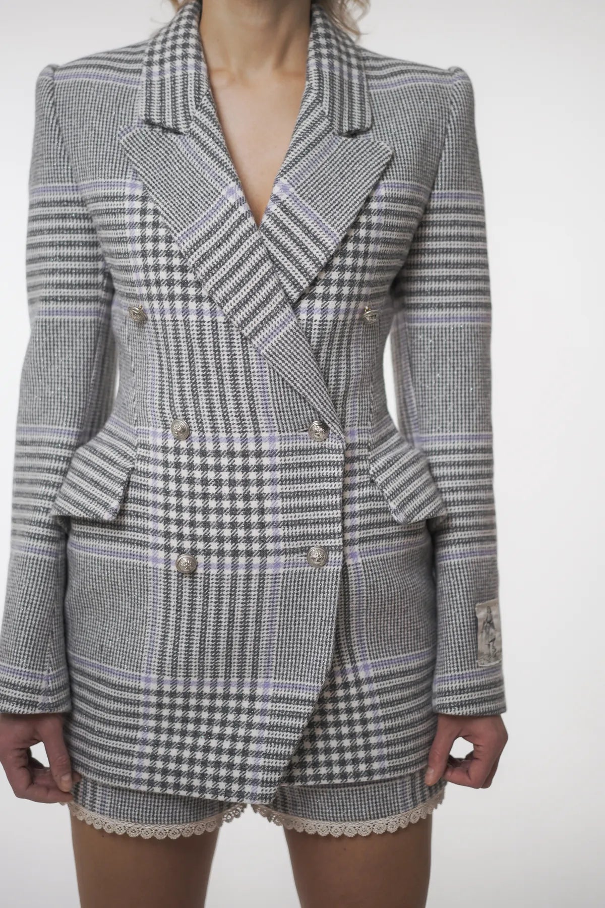 Double-Breasted Wool Blazer Visions of Jeanne