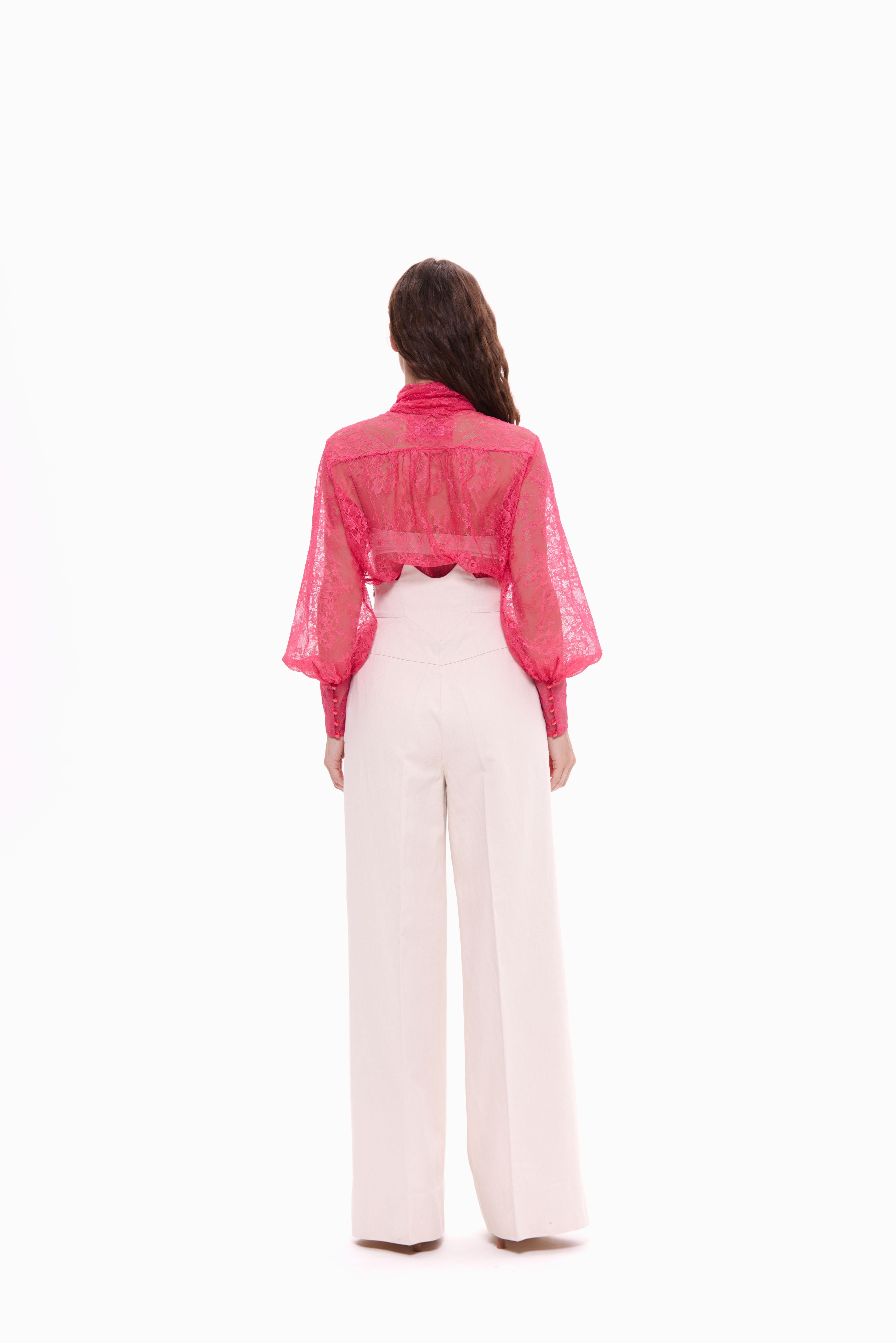 High-Waisted Trousers Catty