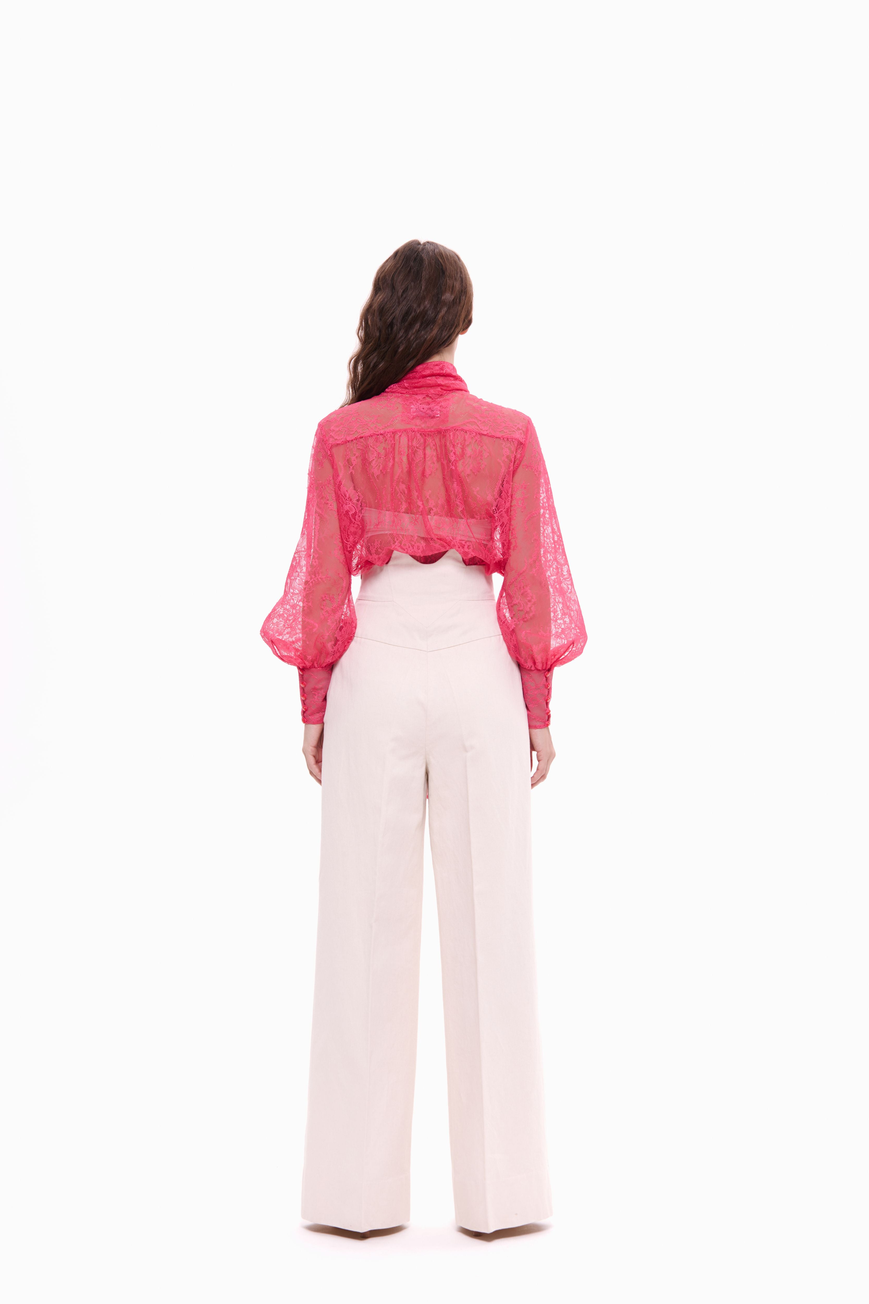 High-Waisted Trousers Catty