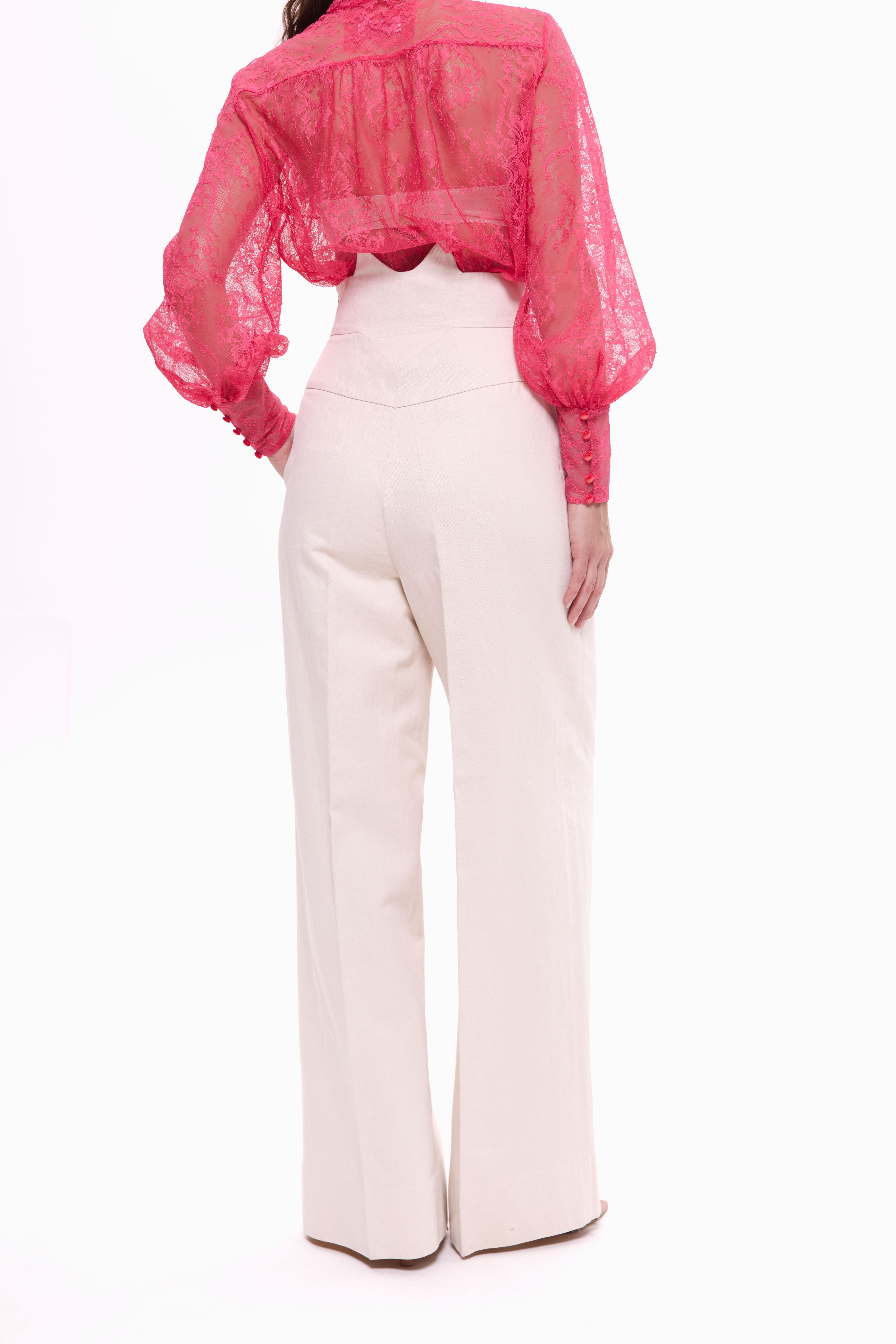 High-Waisted Trousers Catty