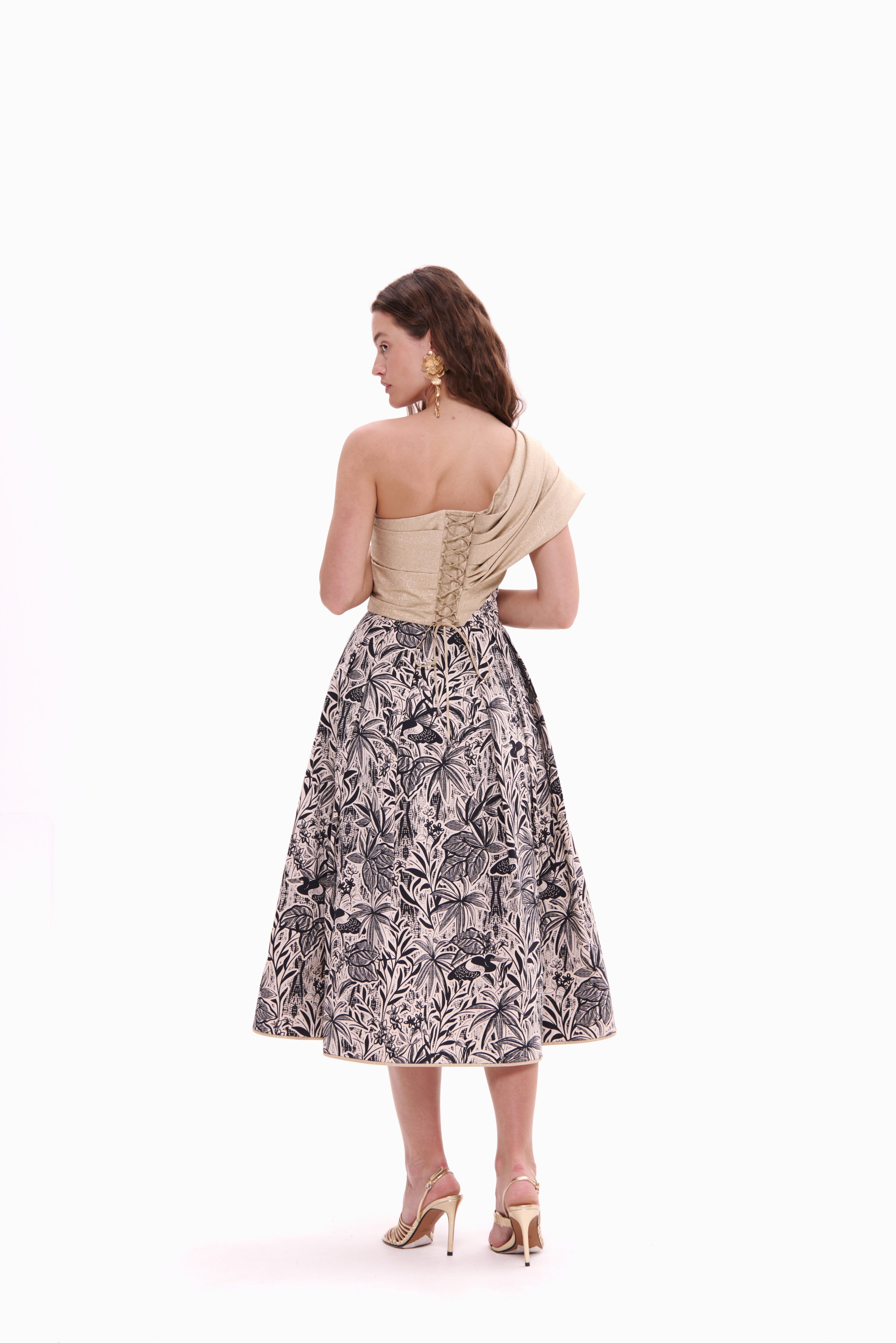 La Muse Nocturne Dress (Gold)