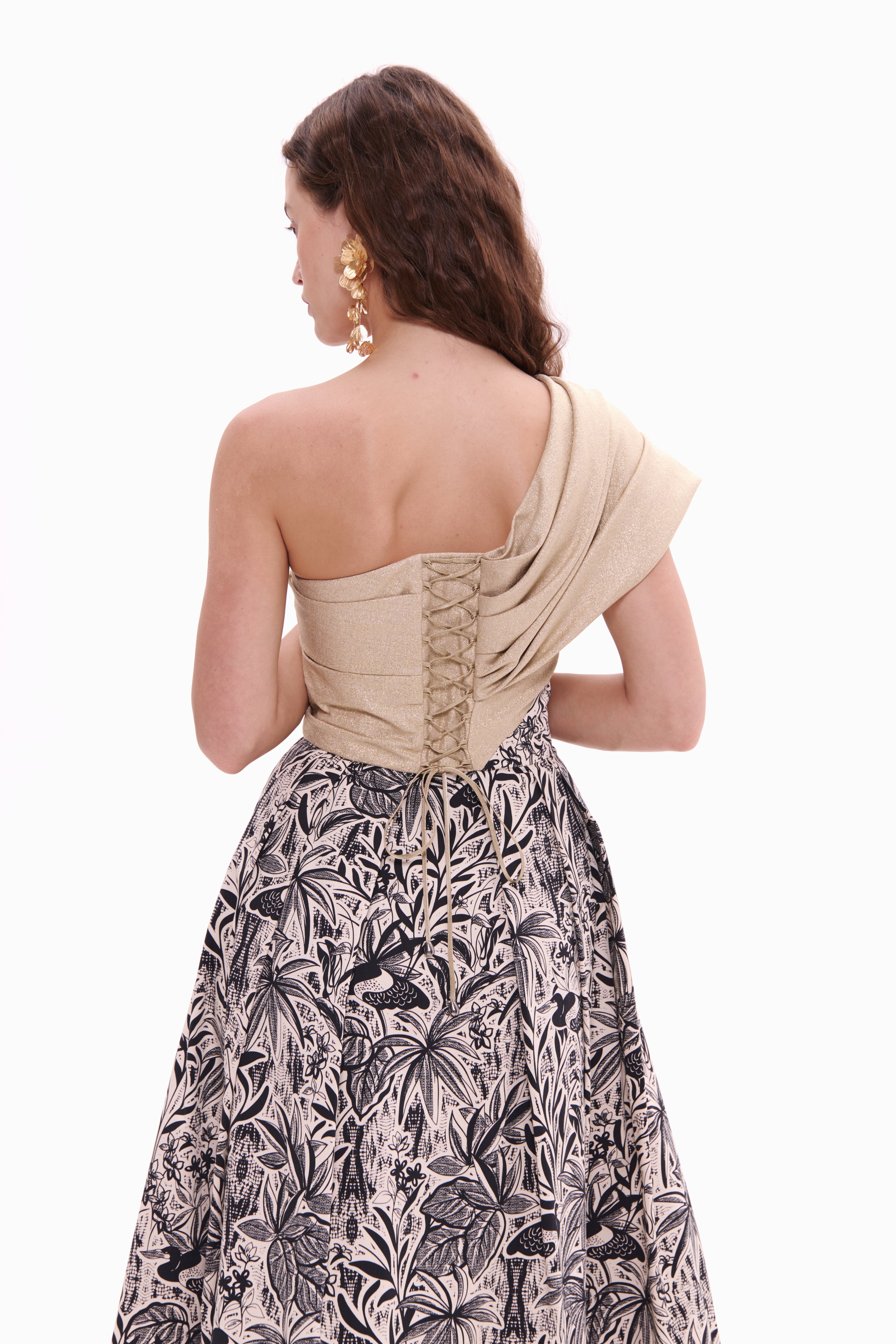 La Muse Nocturne Dress (Gold)