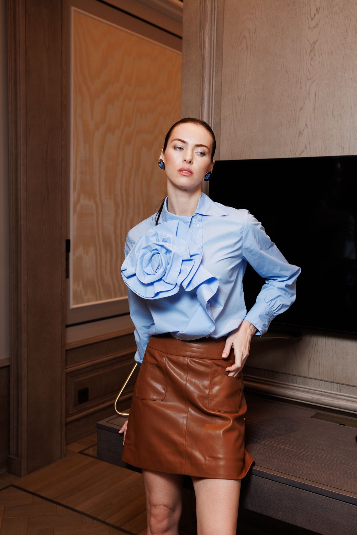 Rose Riviera Bleu Shirt