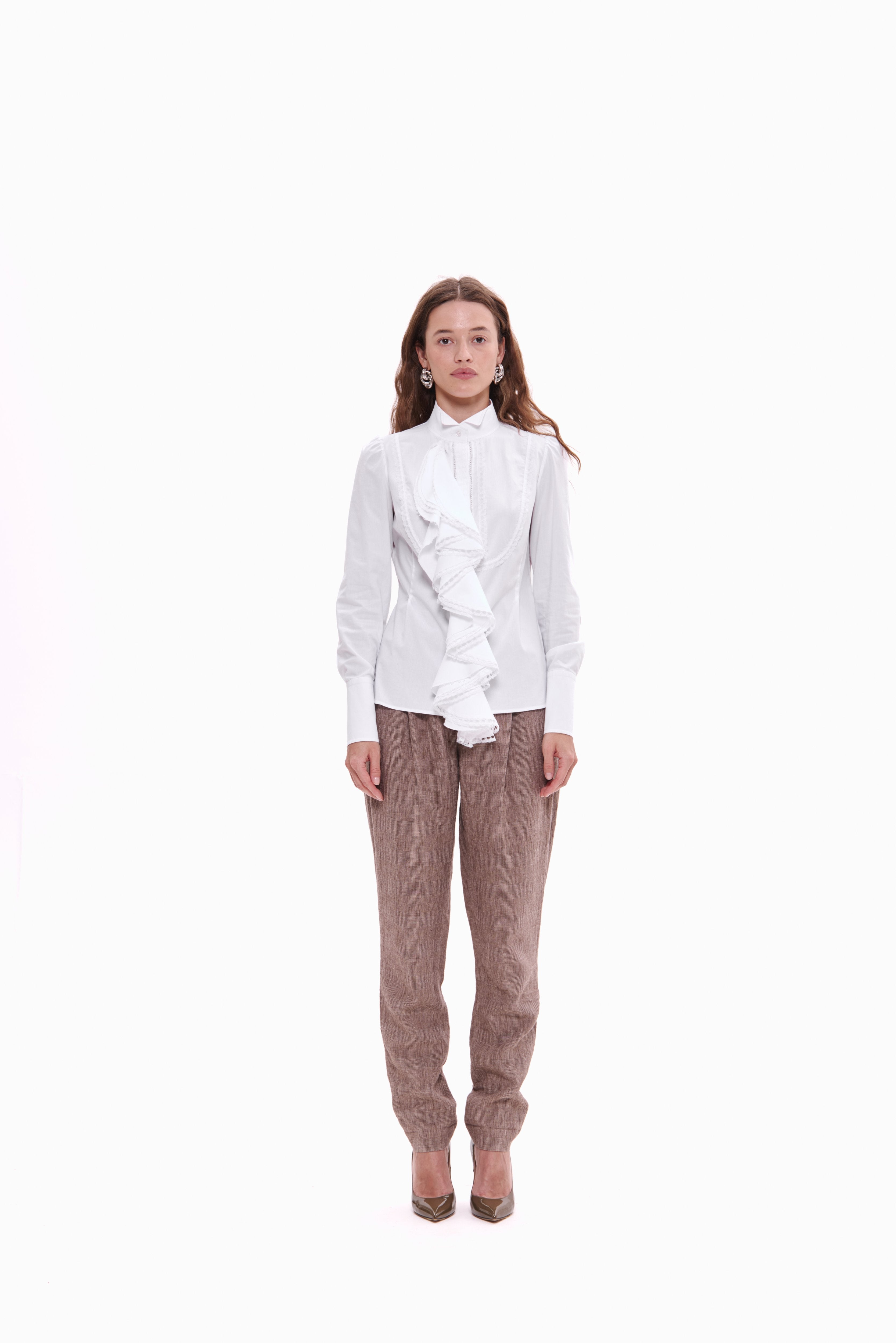 Ruffle Jabot Shirt