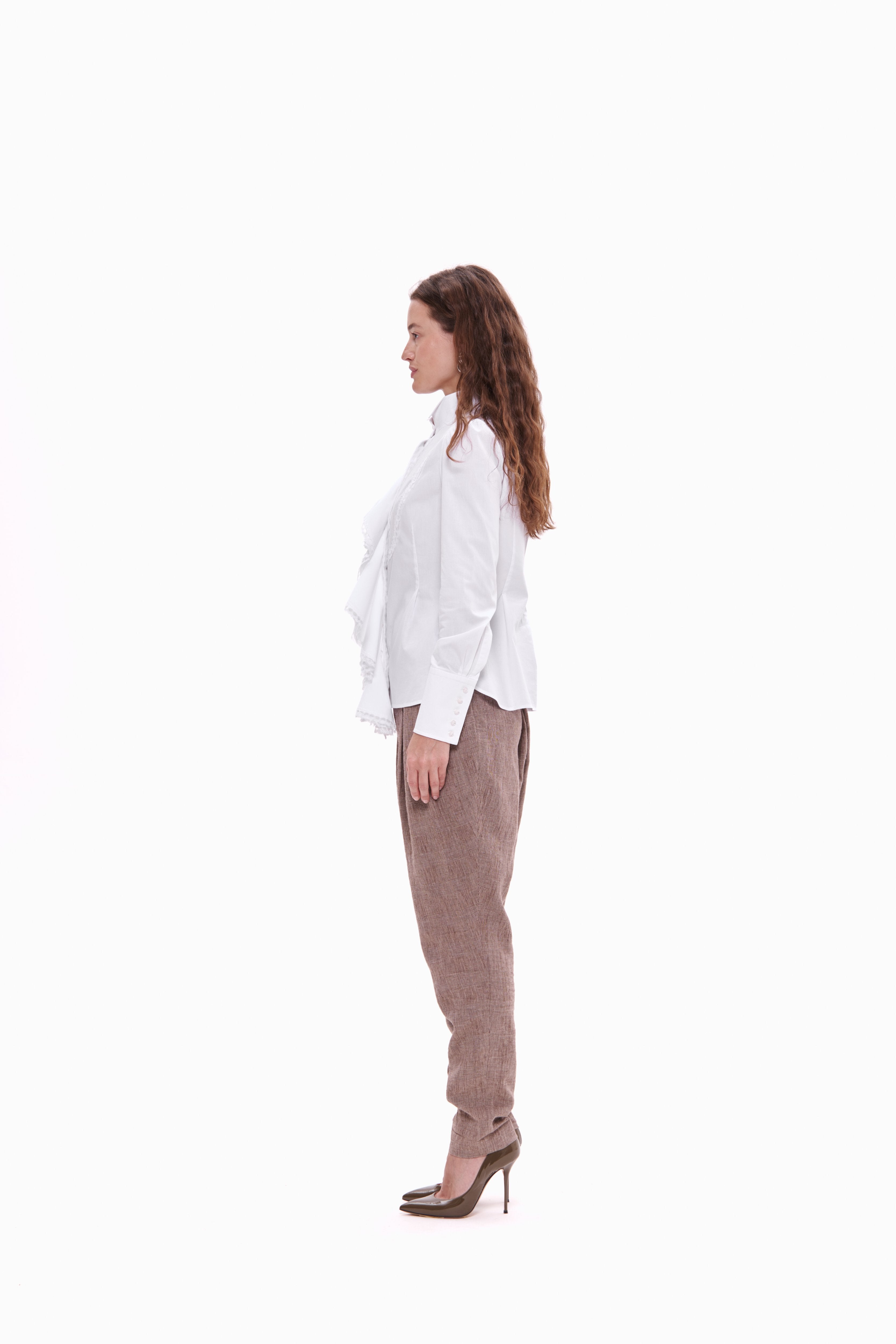 Ruffle Jabot Shirt