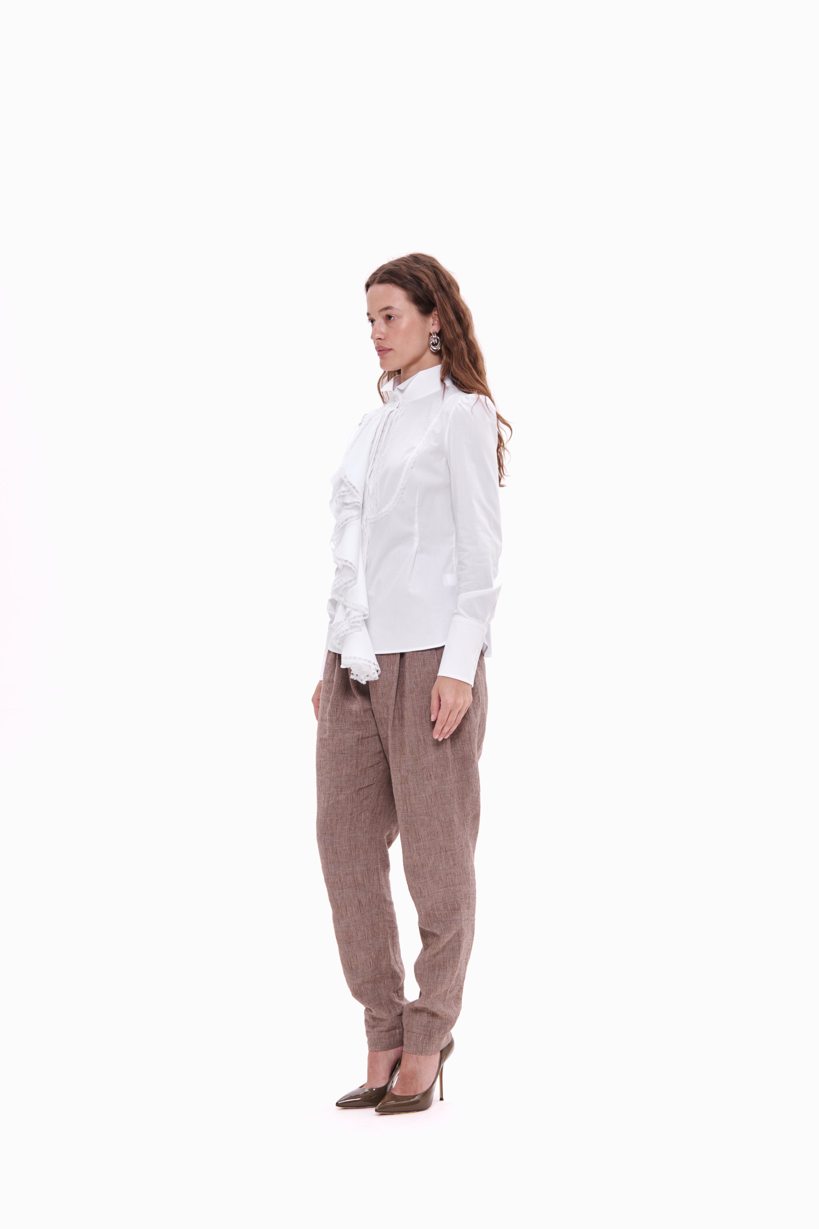Ruffle Jabot Shirt