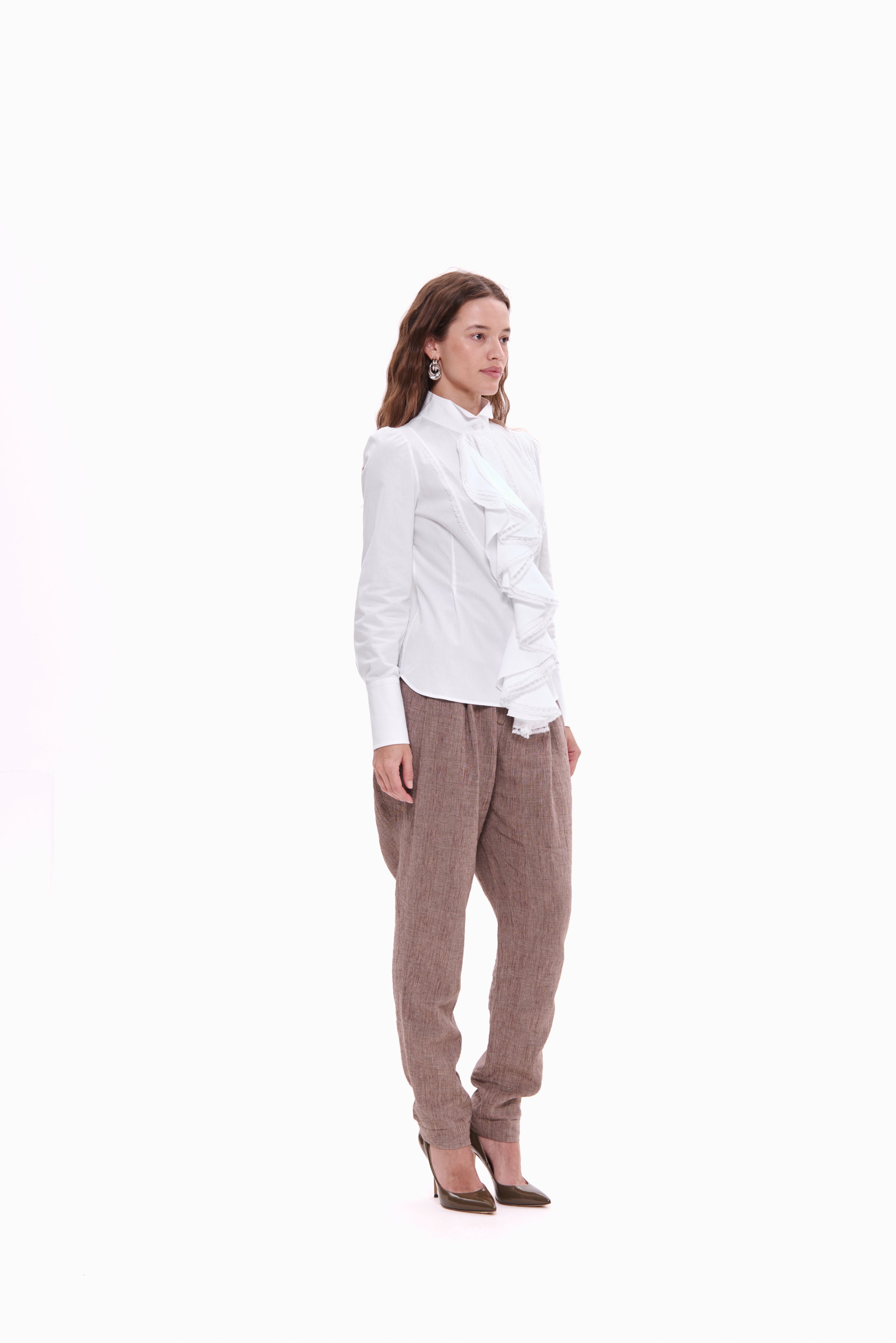 Ruffle Jabot Shirt