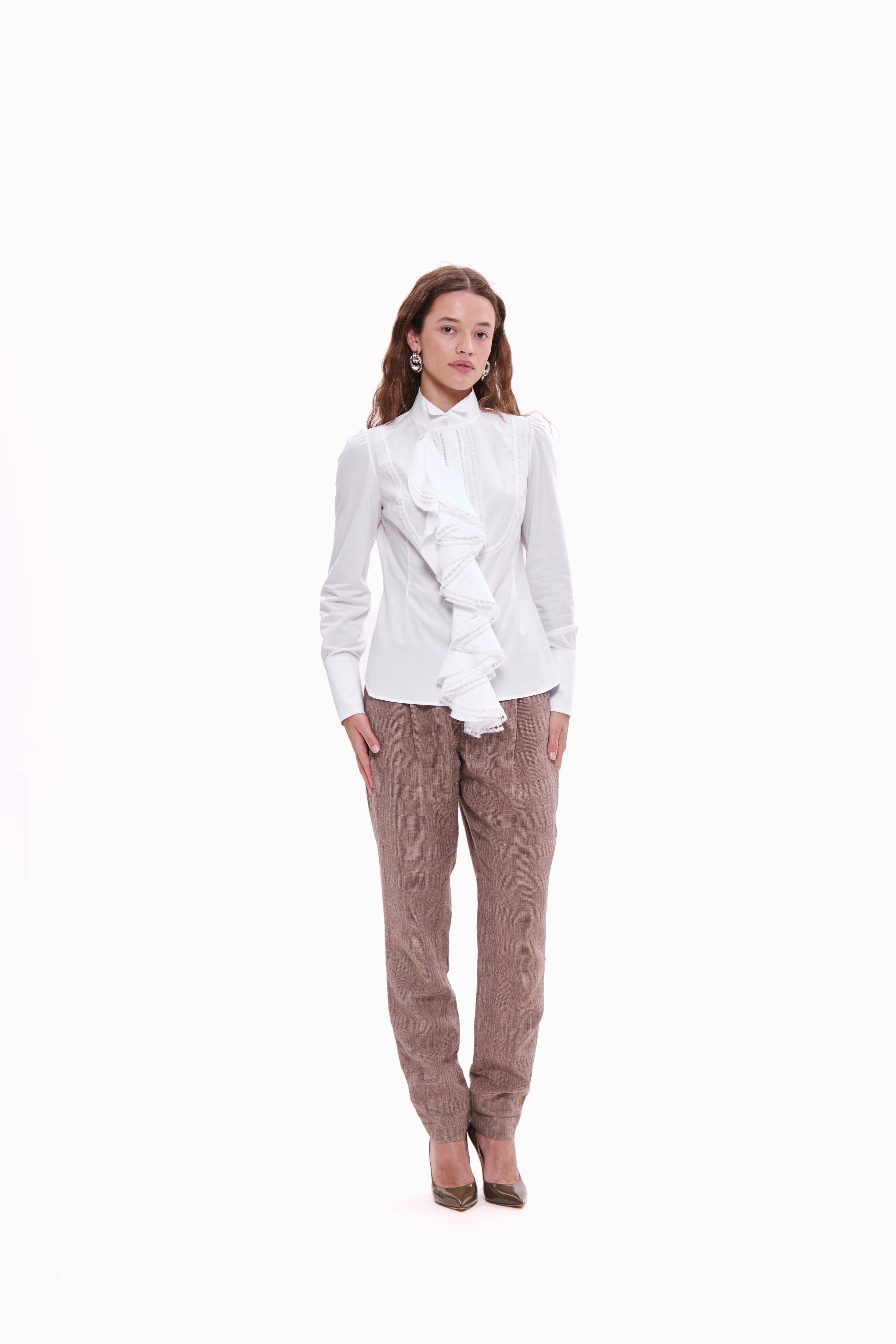 Ruffle Jabot Shirt