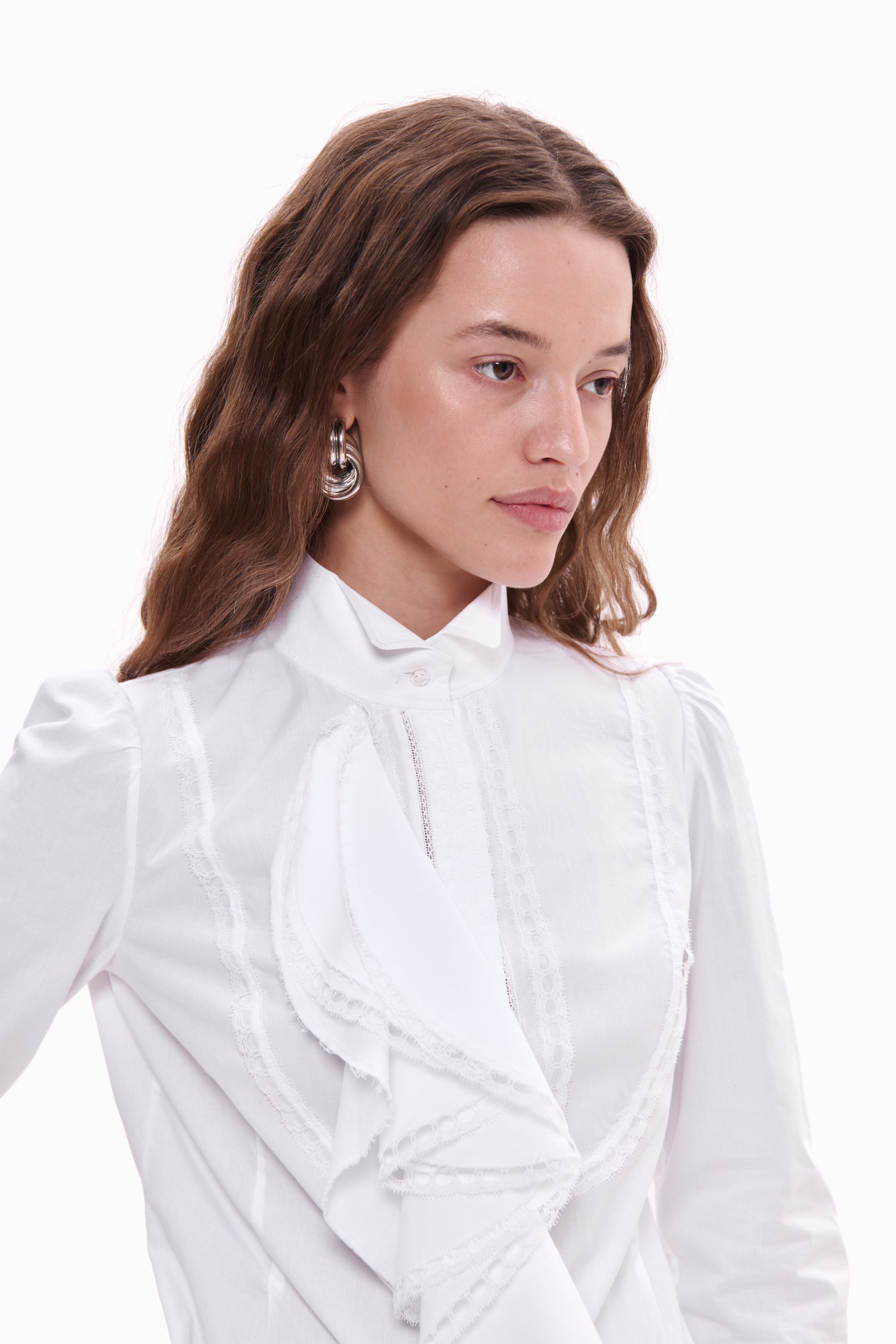 Ruffle Jabot Shirt
