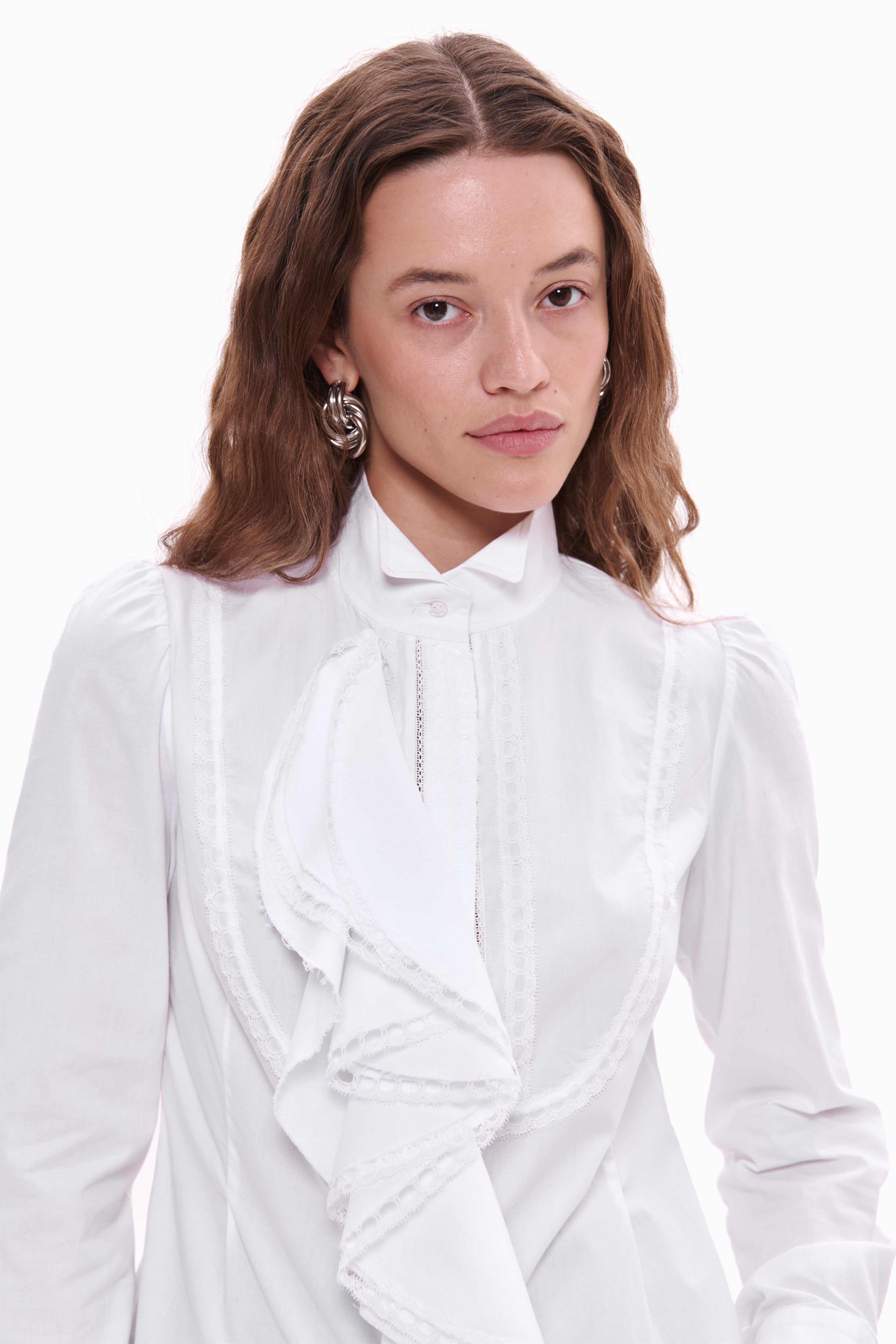 Ruffle Jabot Shirt