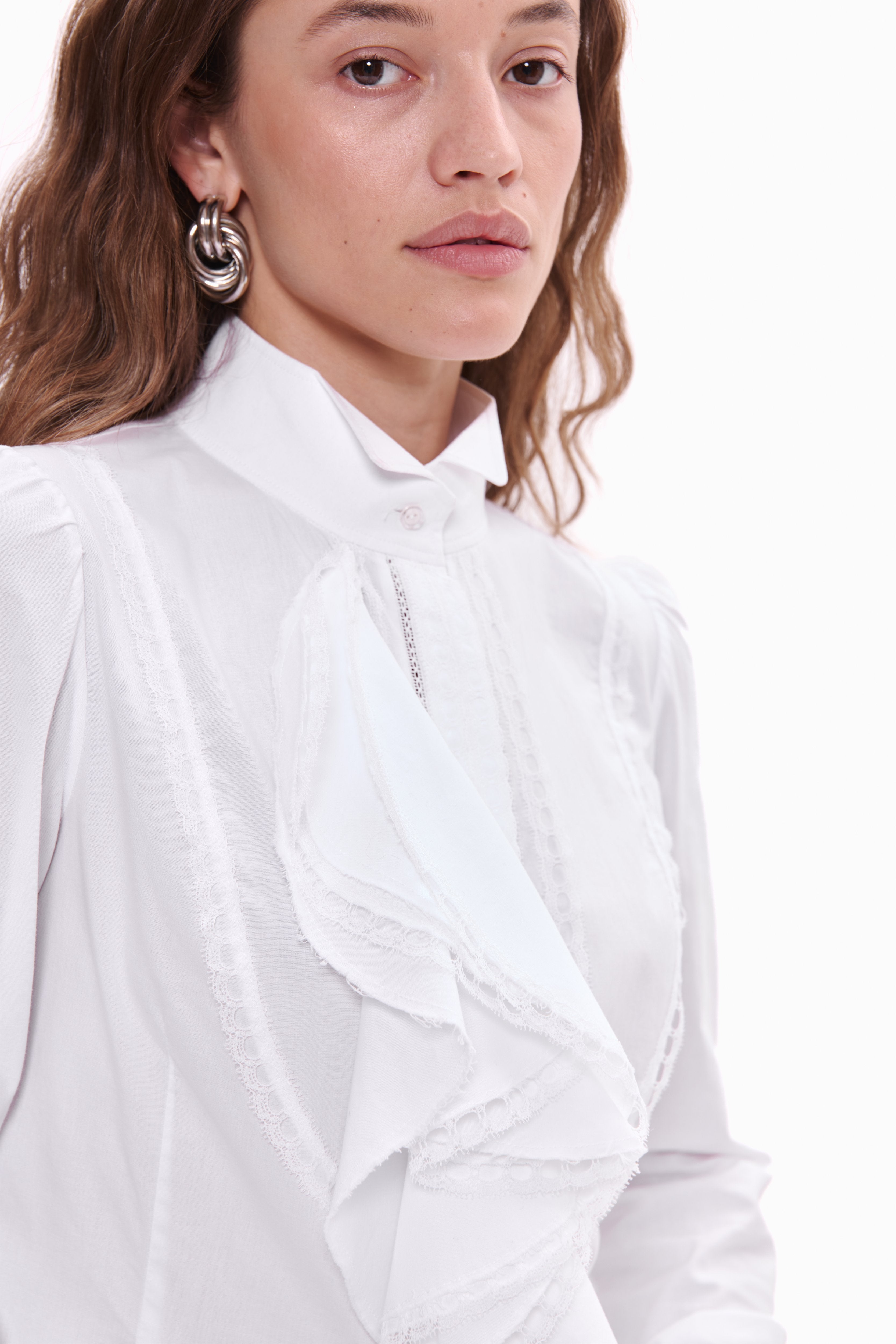 Ruffle Jabot Shirt