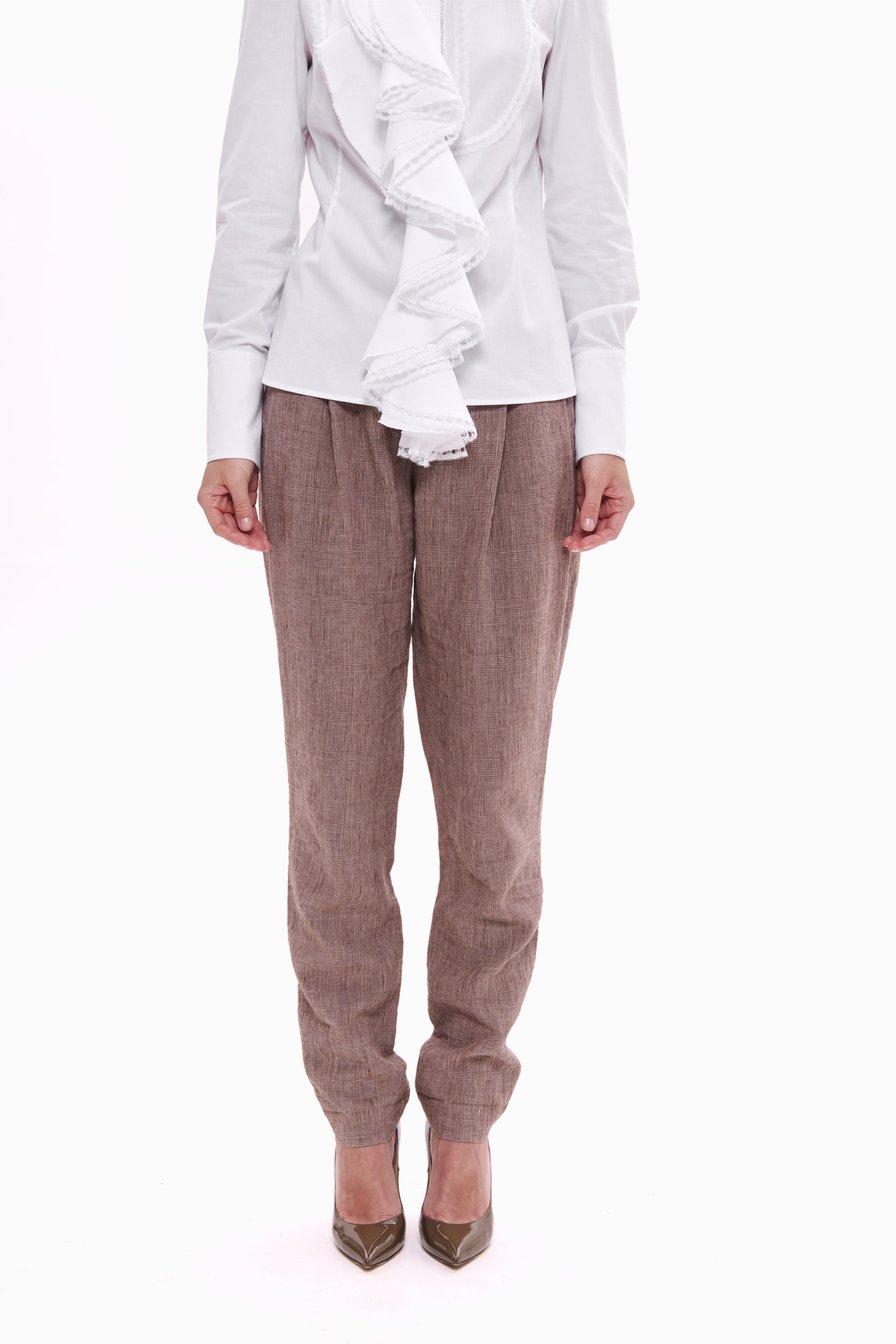 Ruffle Jabot Shirt