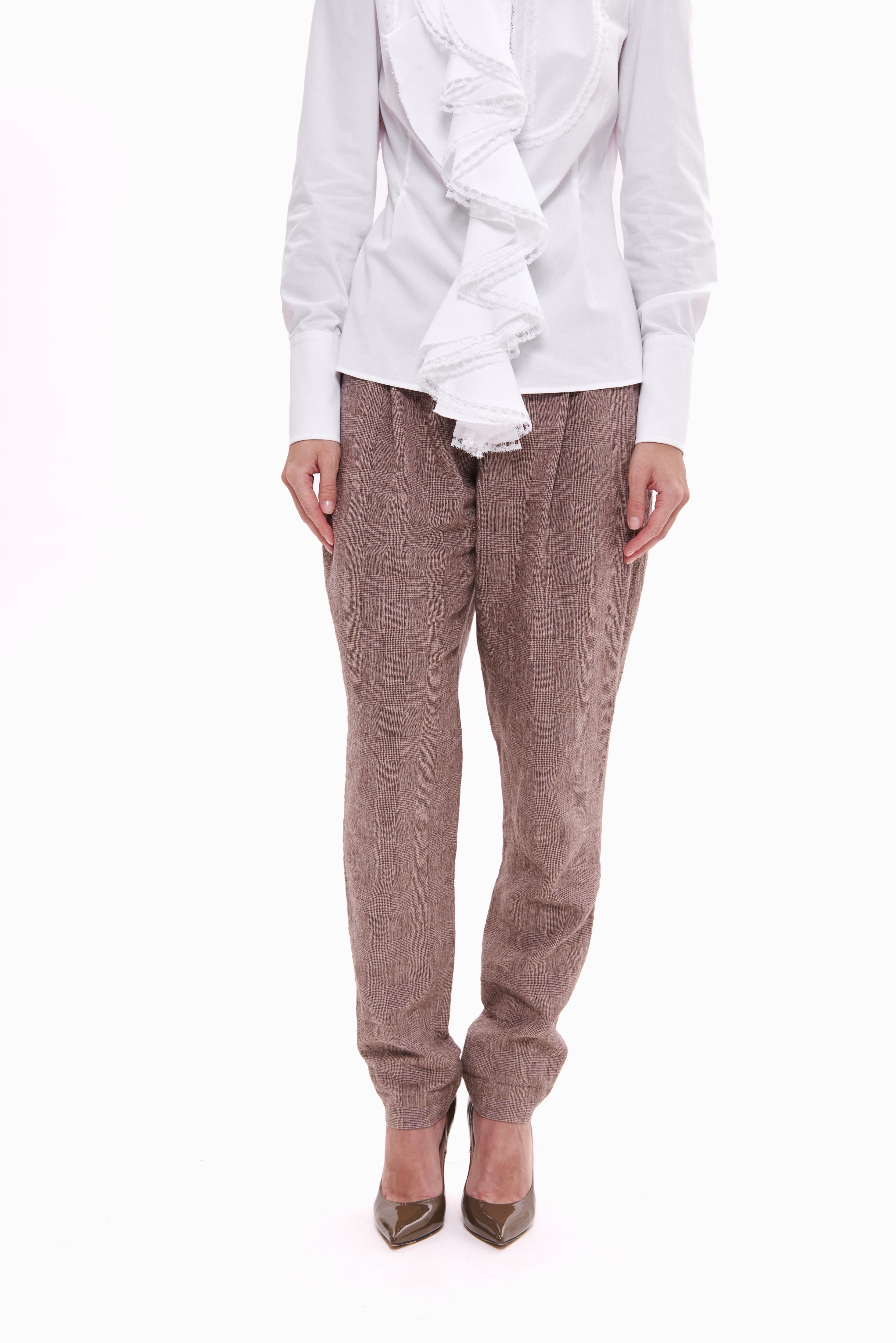 Ruffle Jabot Shirt