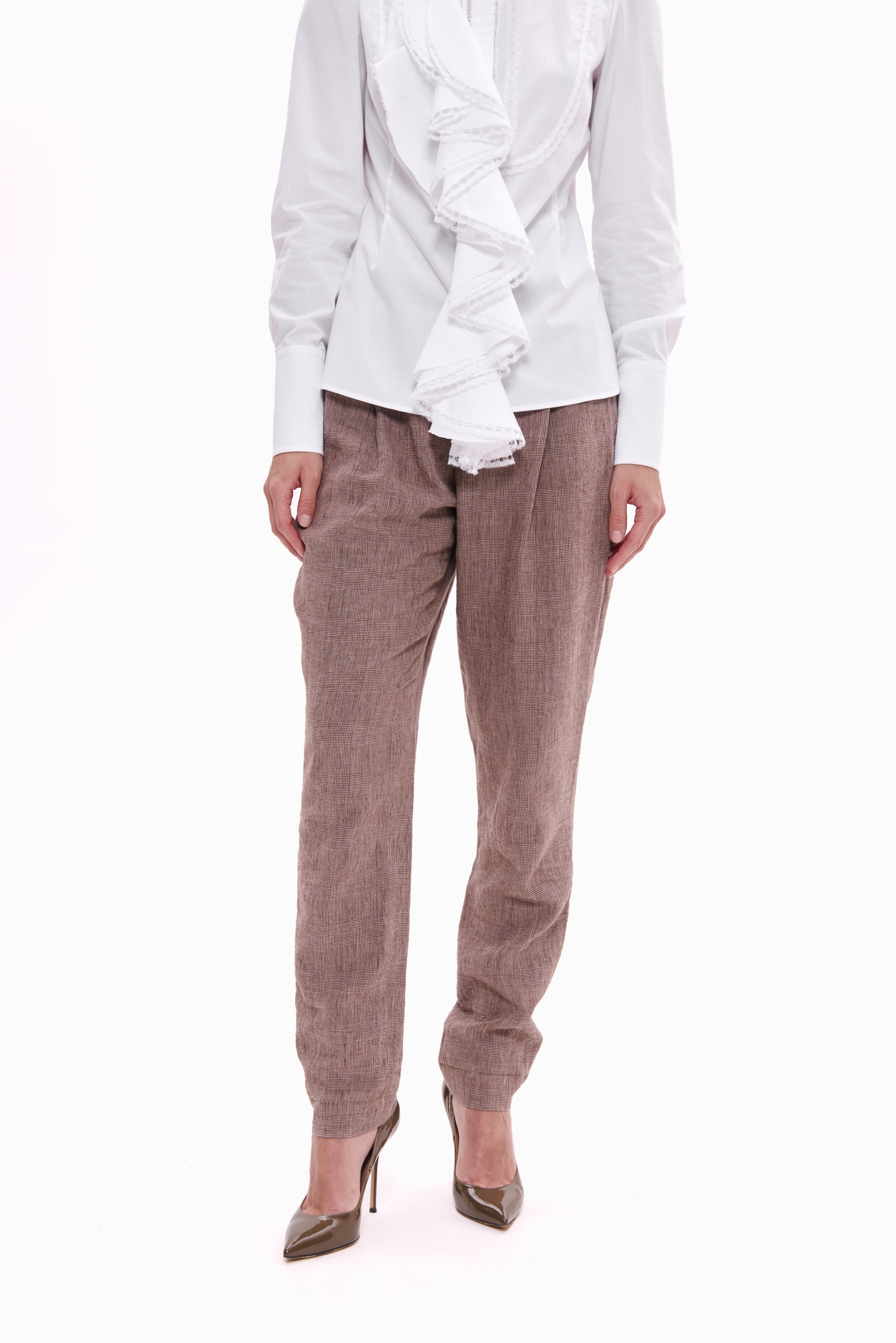 Ruffle Jabot Shirt