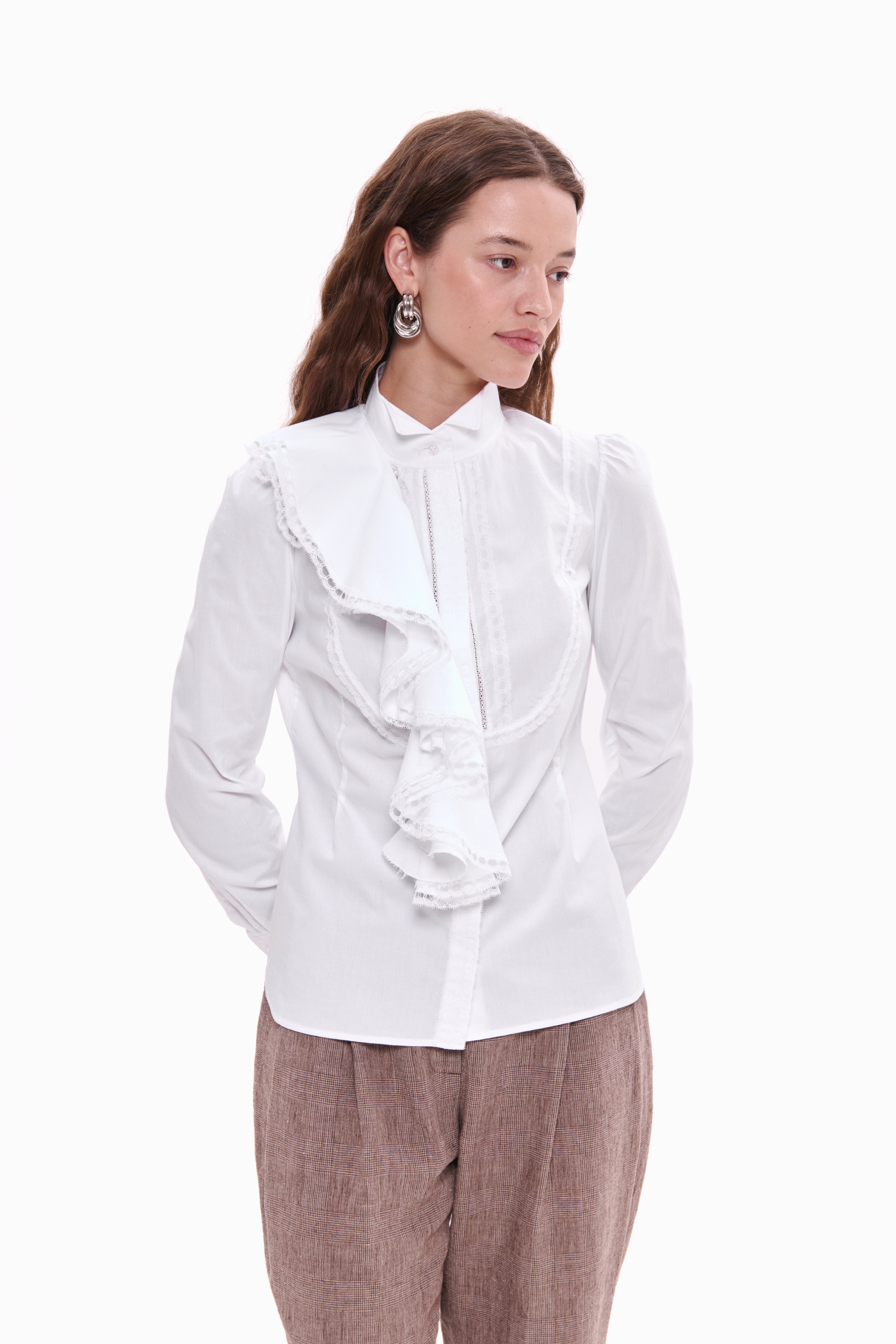 Ruffle Jabot Shirt
