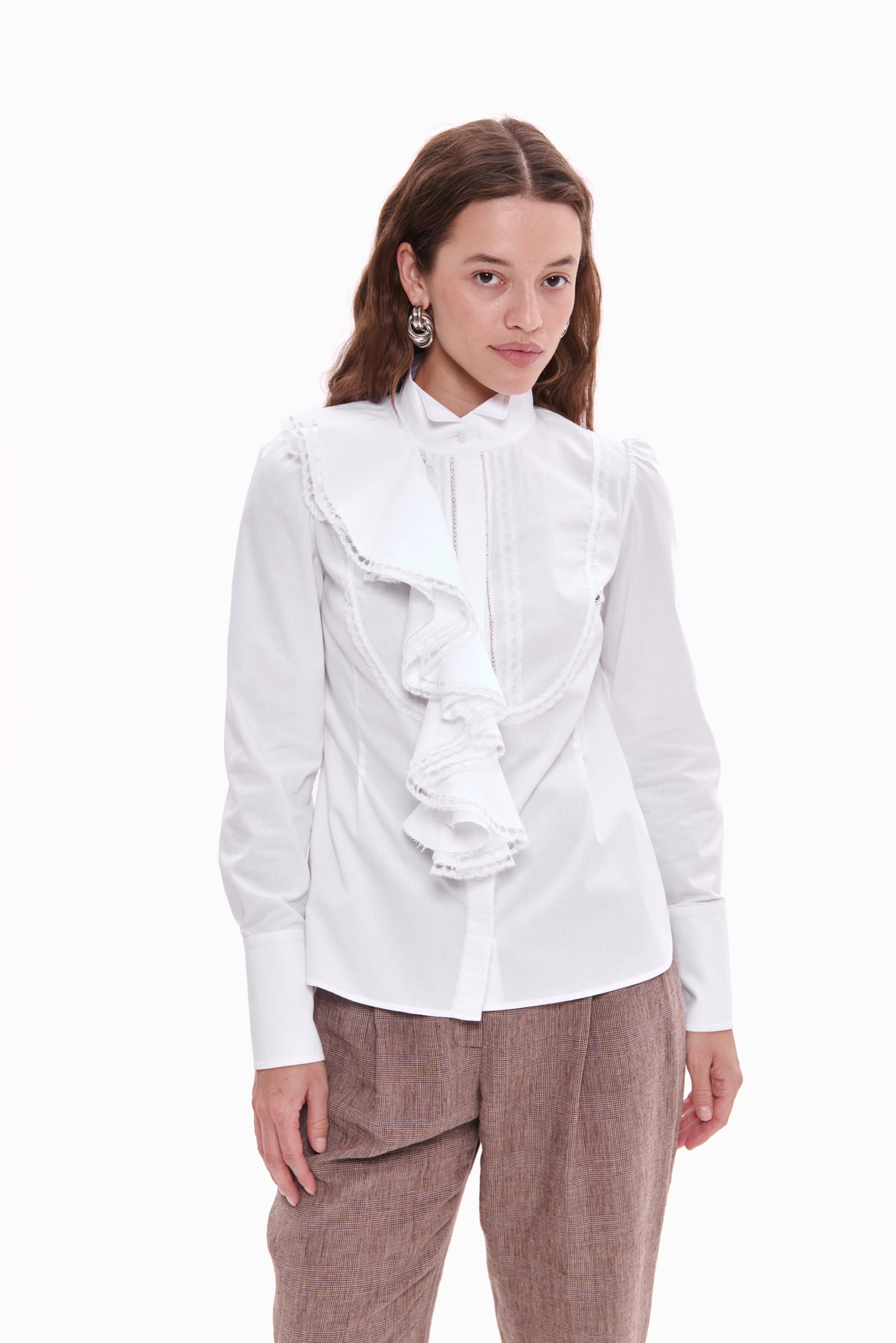 Ruffle Jabot Shirt