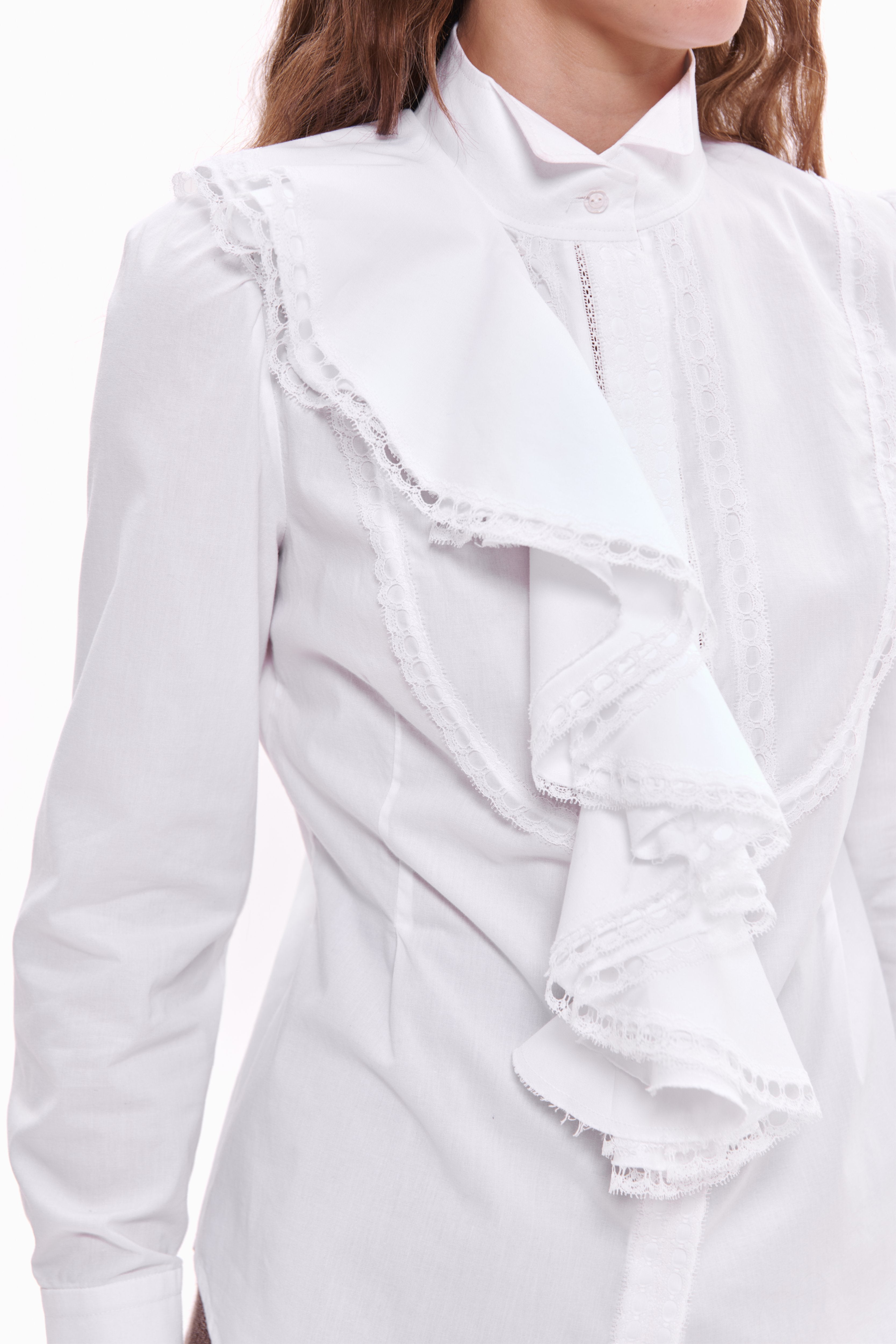 Ruffle Jabot Shirt