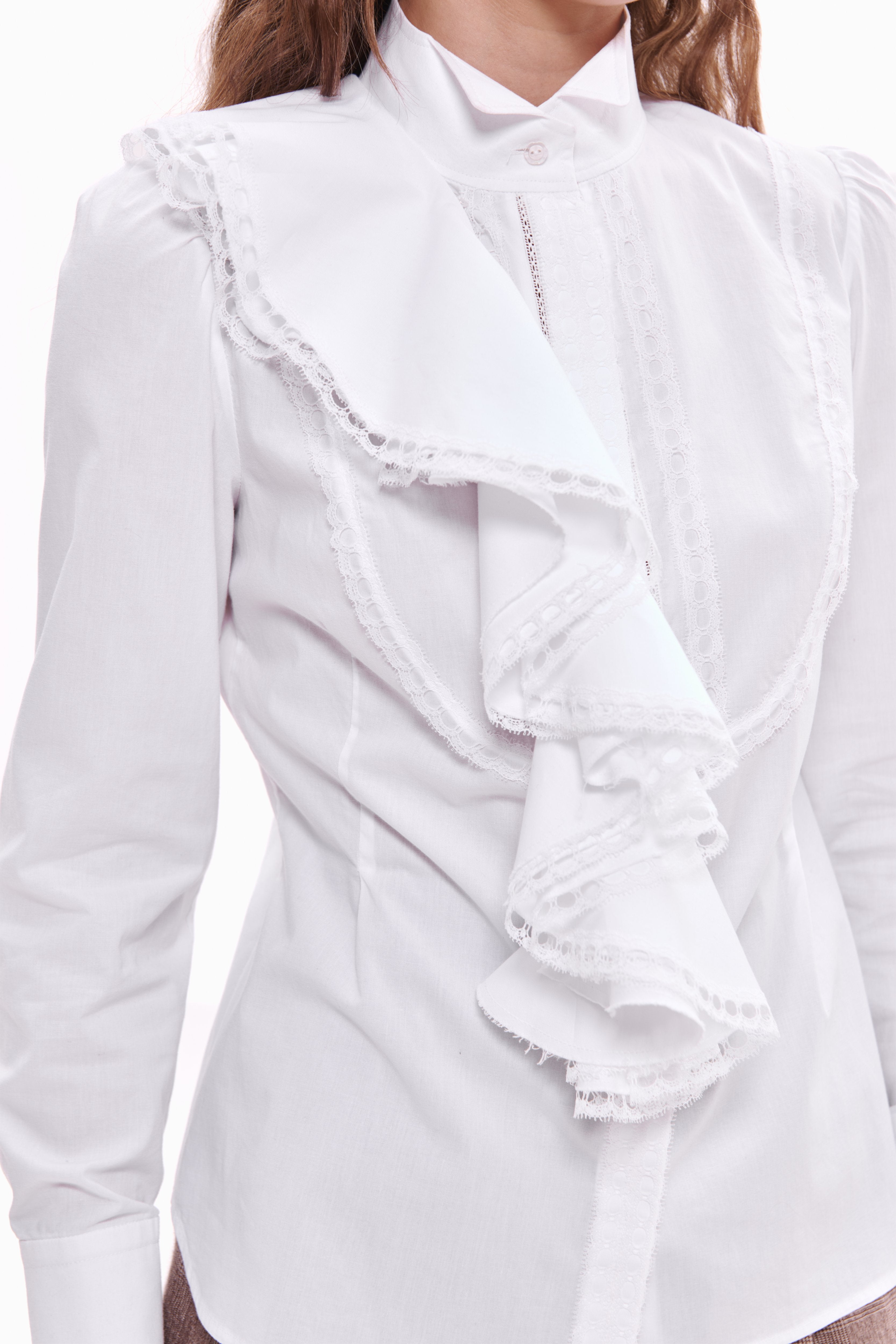 Ruffle Jabot Shirt