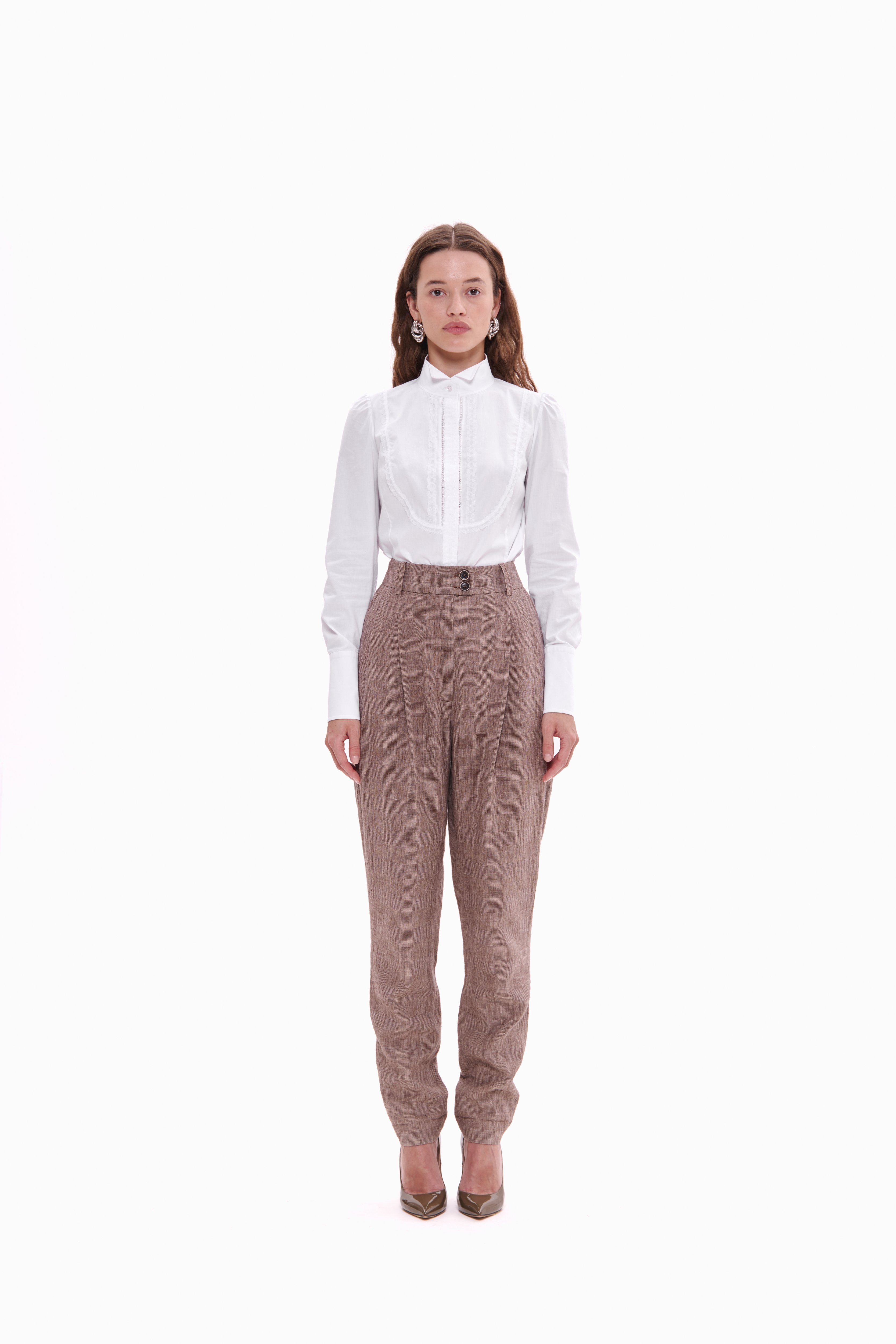 Ruffle Jabot Shirt