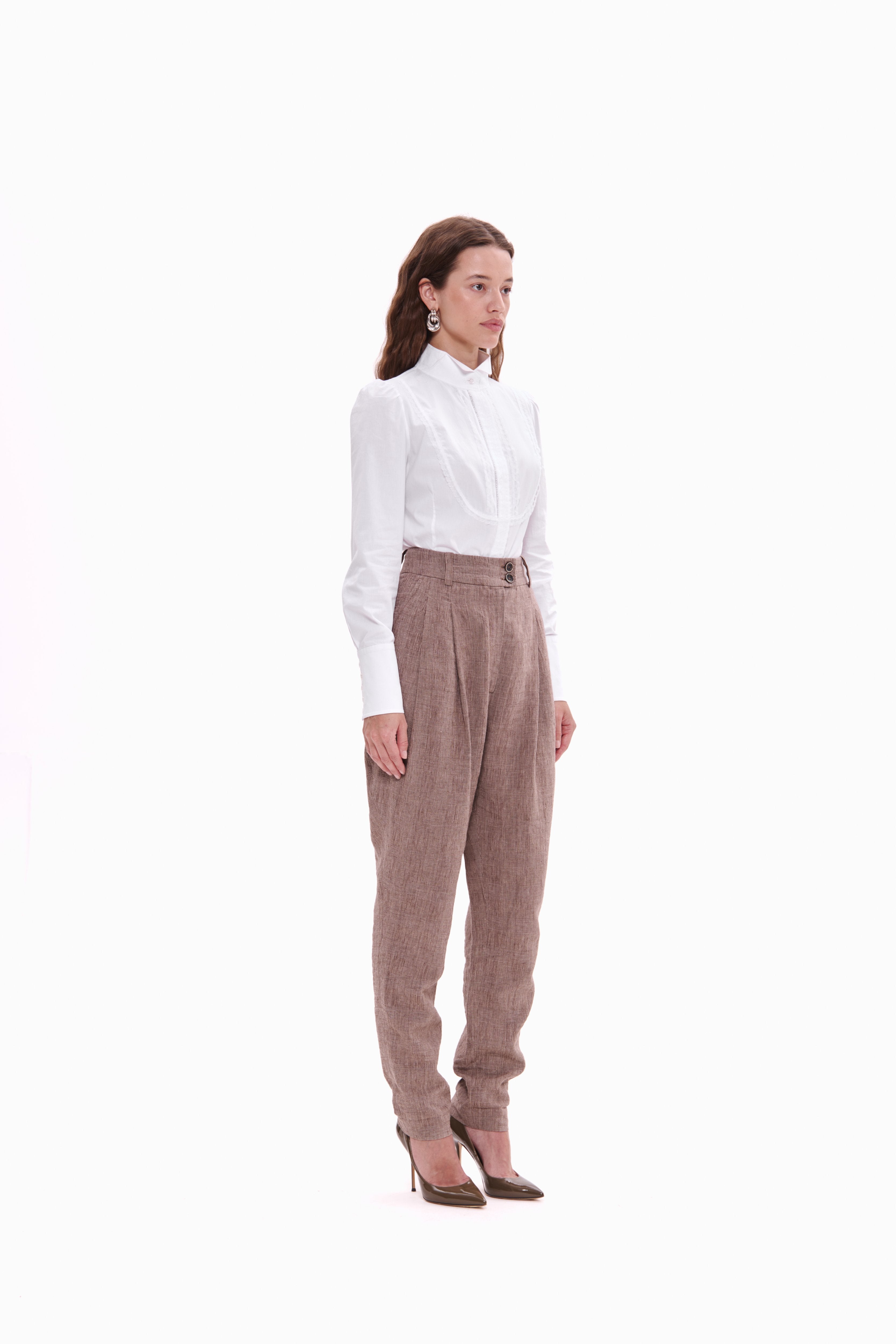 Ruffle Jabot Shirt