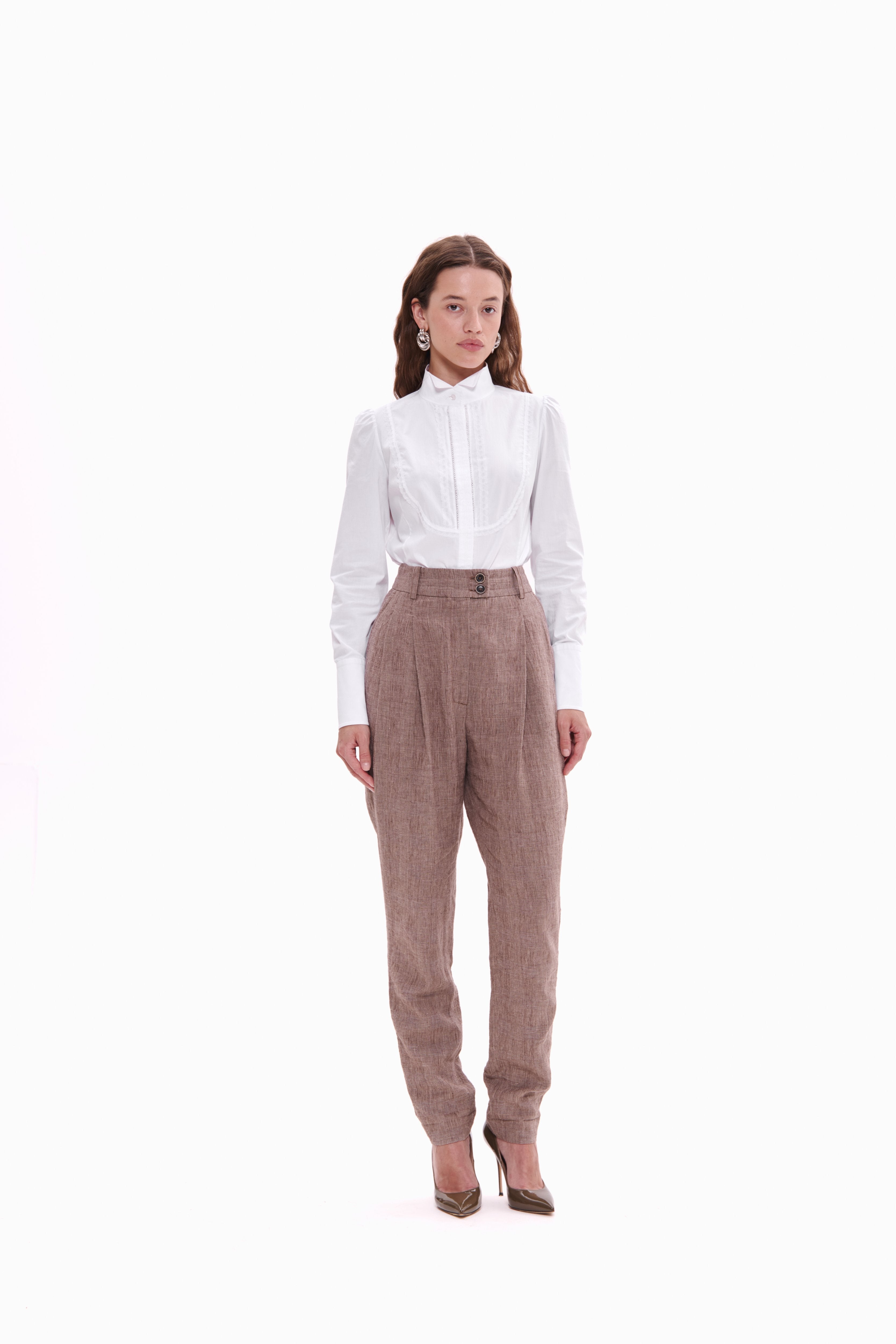 Ruffle Jabot Shirt