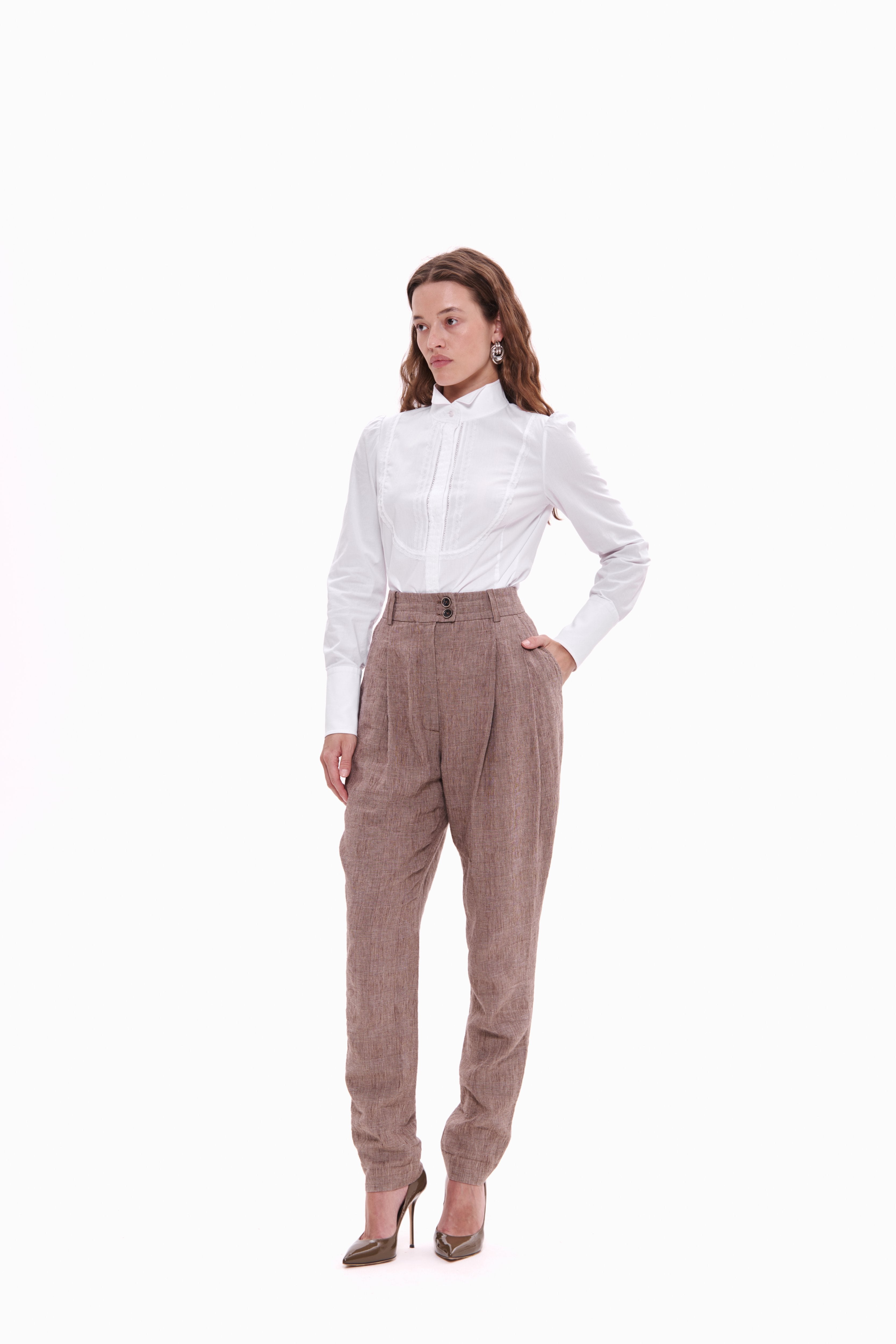Ruffle Jabot Shirt