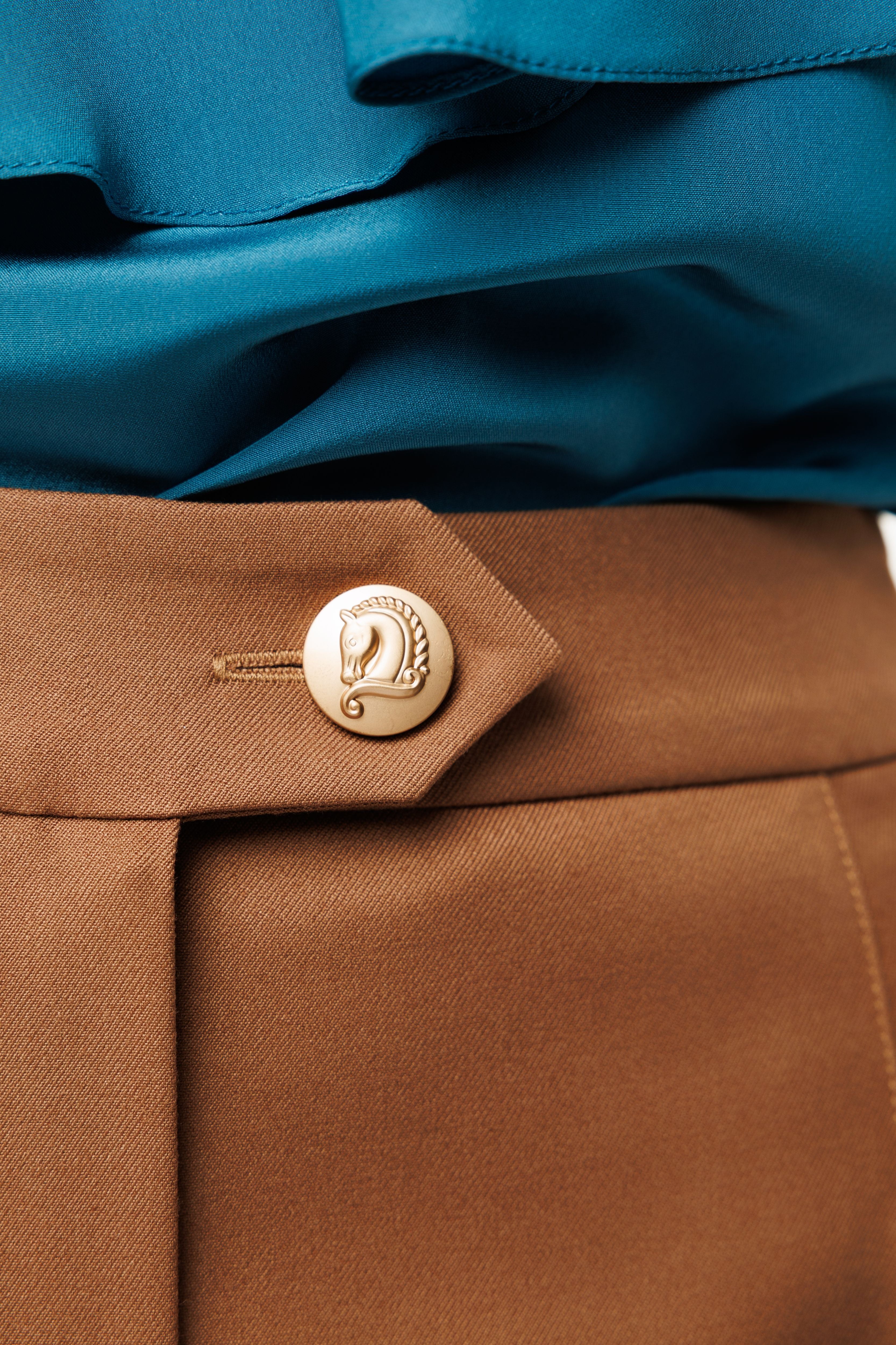 High-Waisted Shorts Toffee Glaze