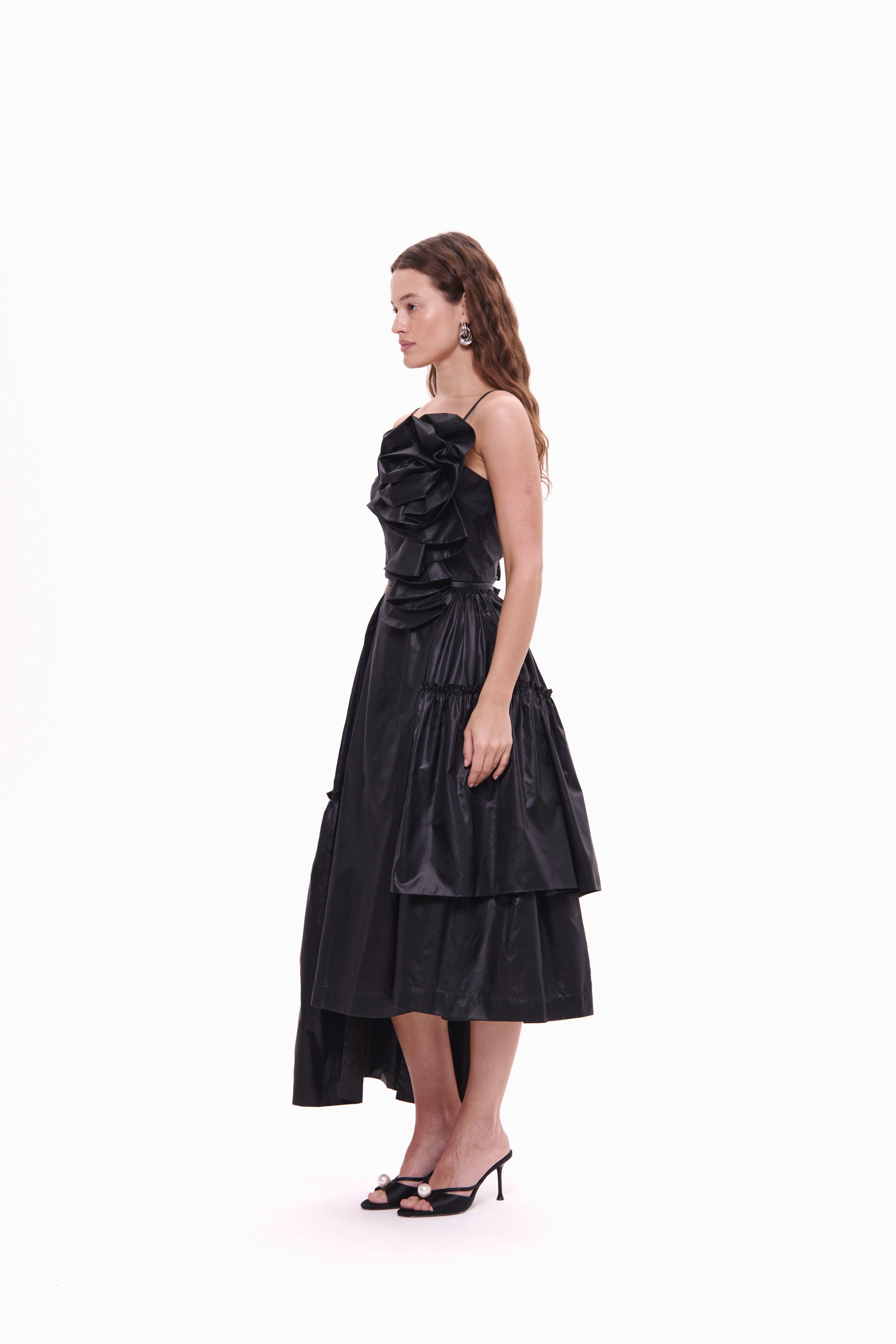 Skirt Rosette Noir