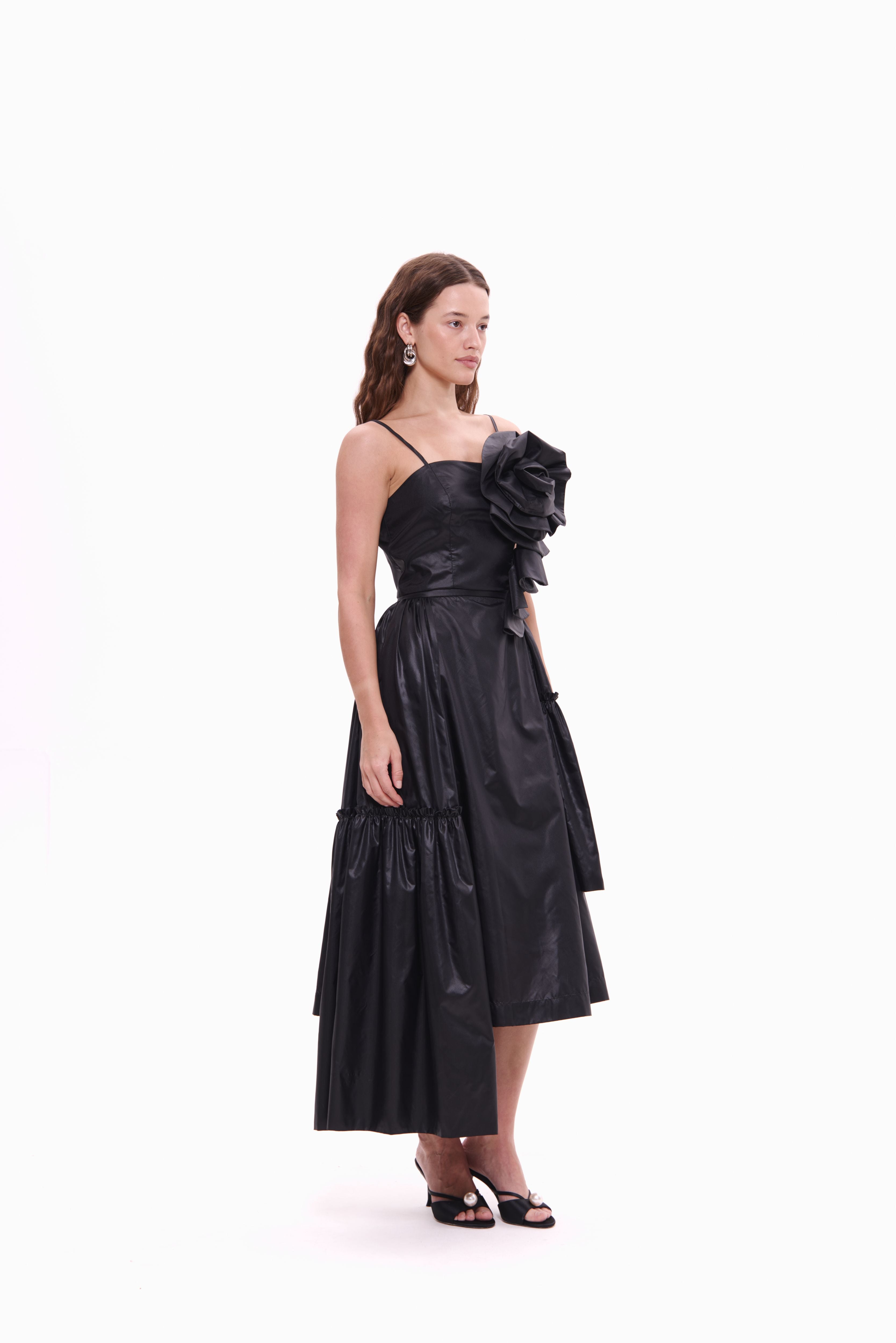 Skirt Rosette Noir
