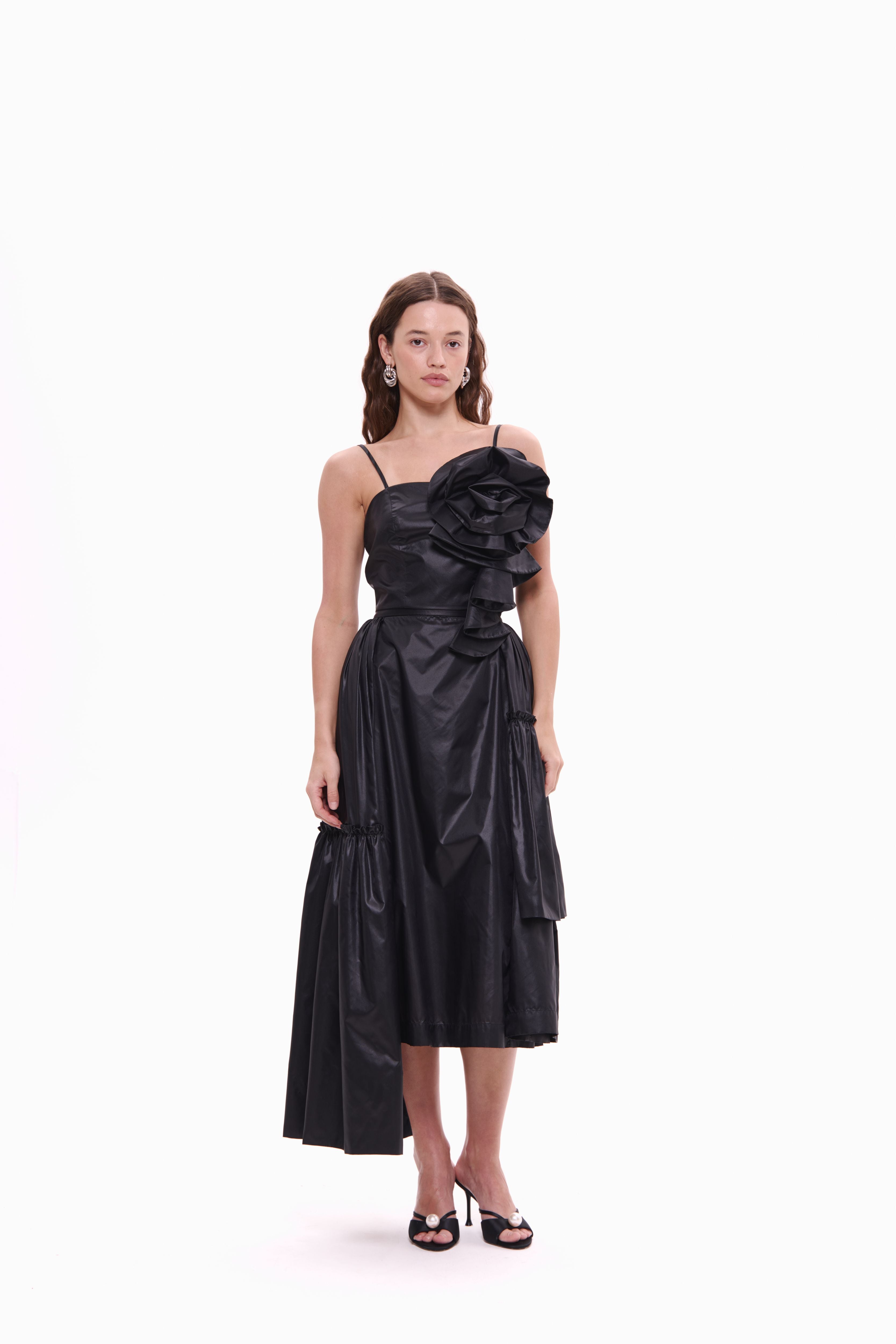 Skirt Rosette Noir