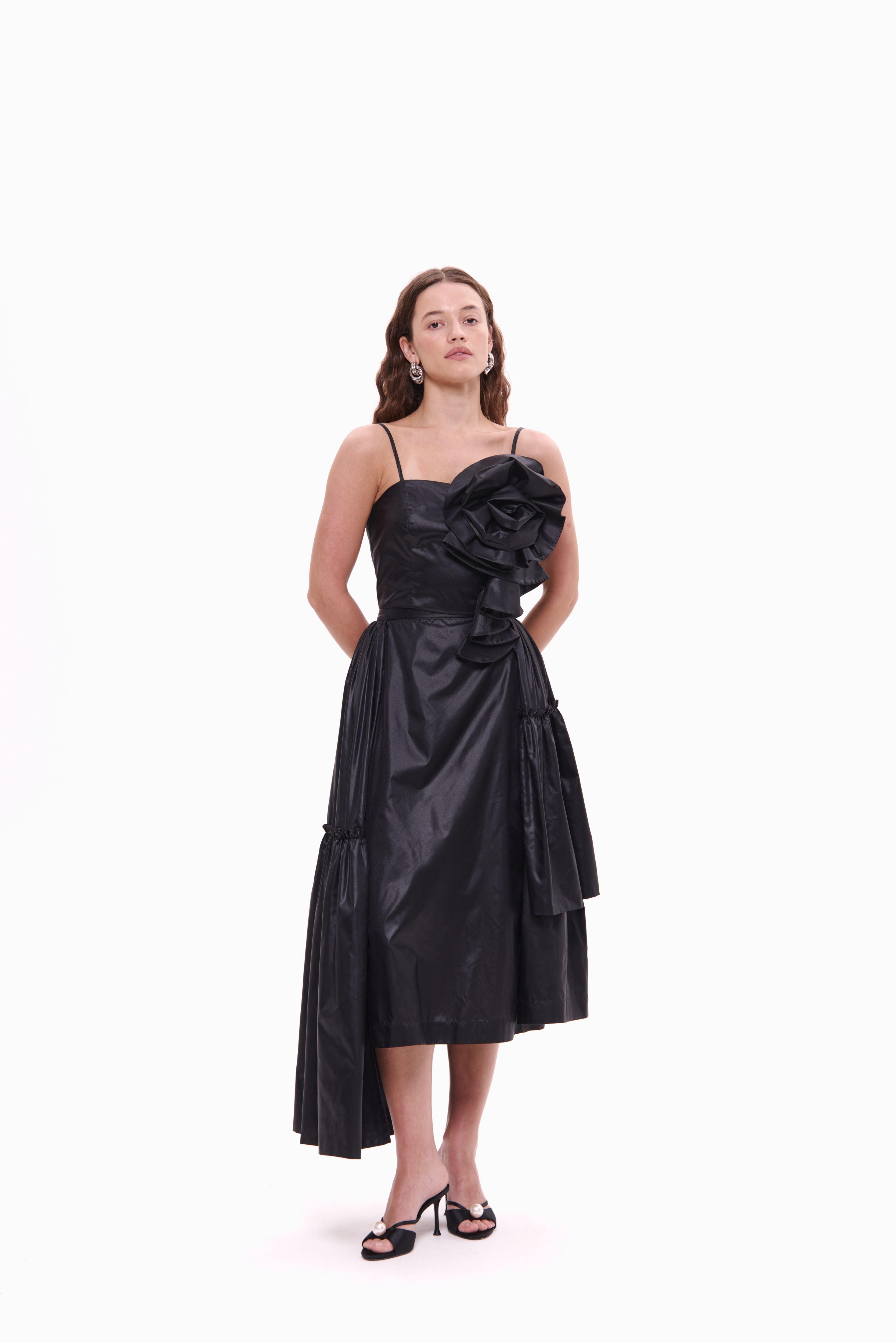 Skirt Rosette Noir