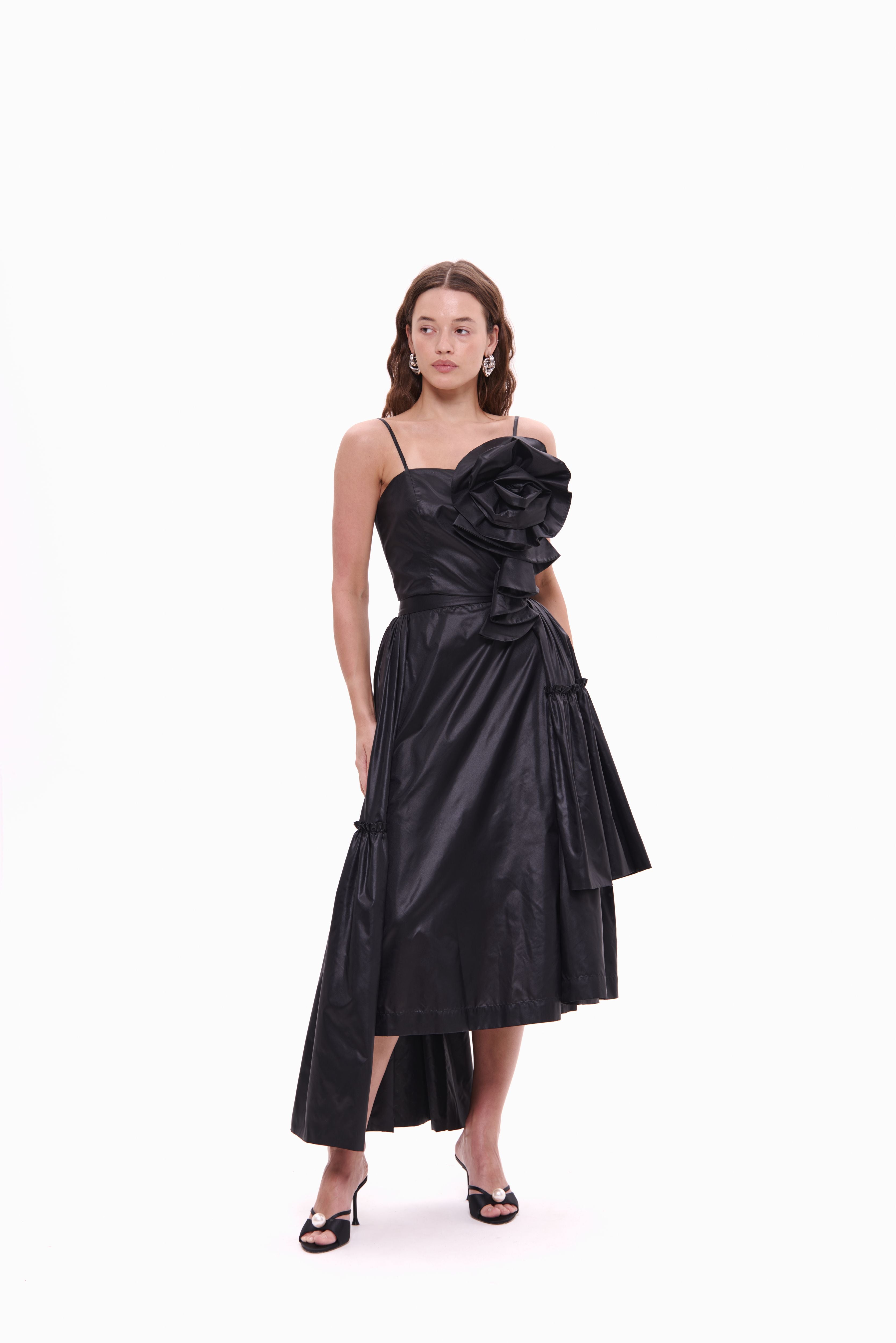 Skirt Rosette Noir