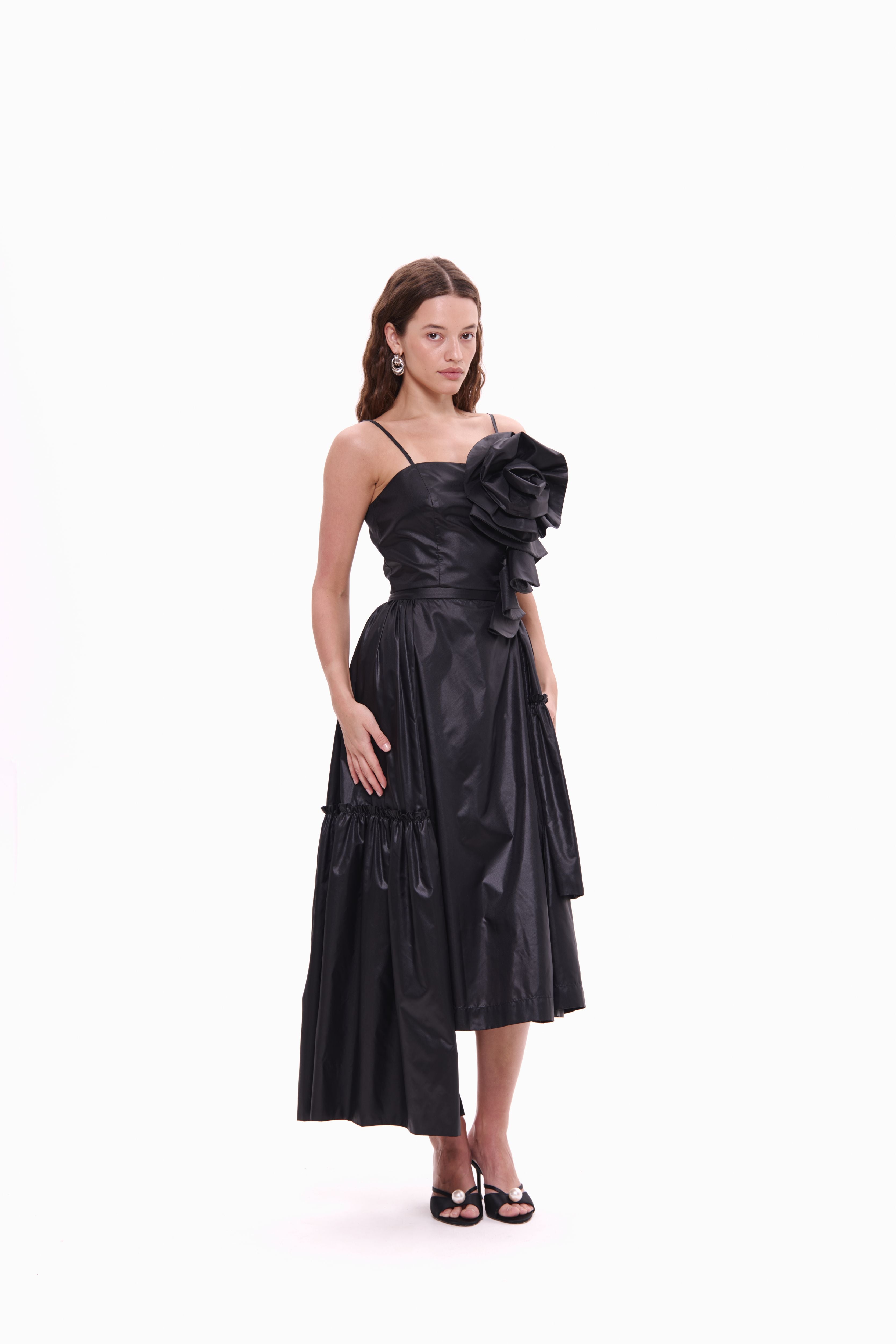 Skirt Rosette Noir
