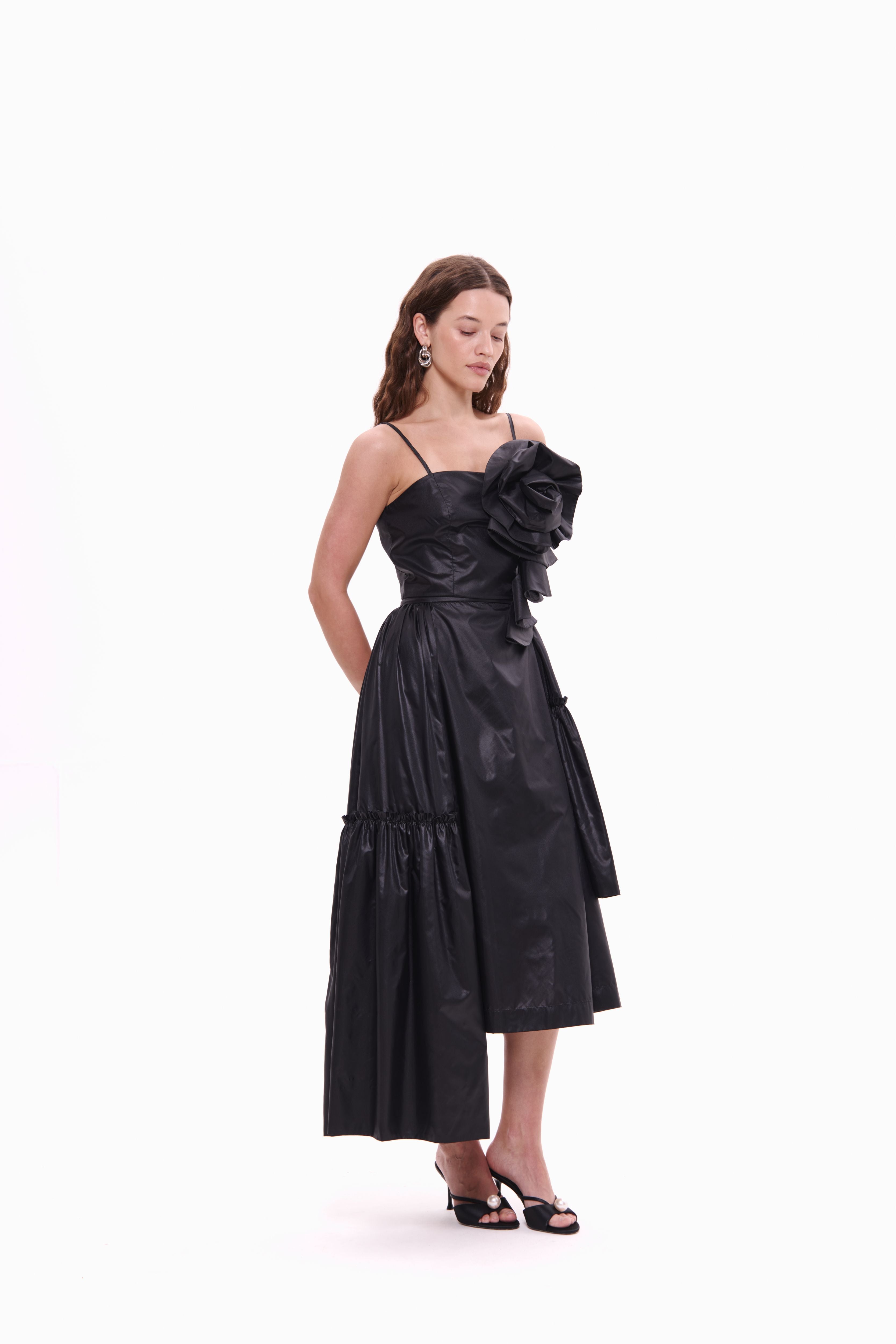 Skirt Rosette Noir