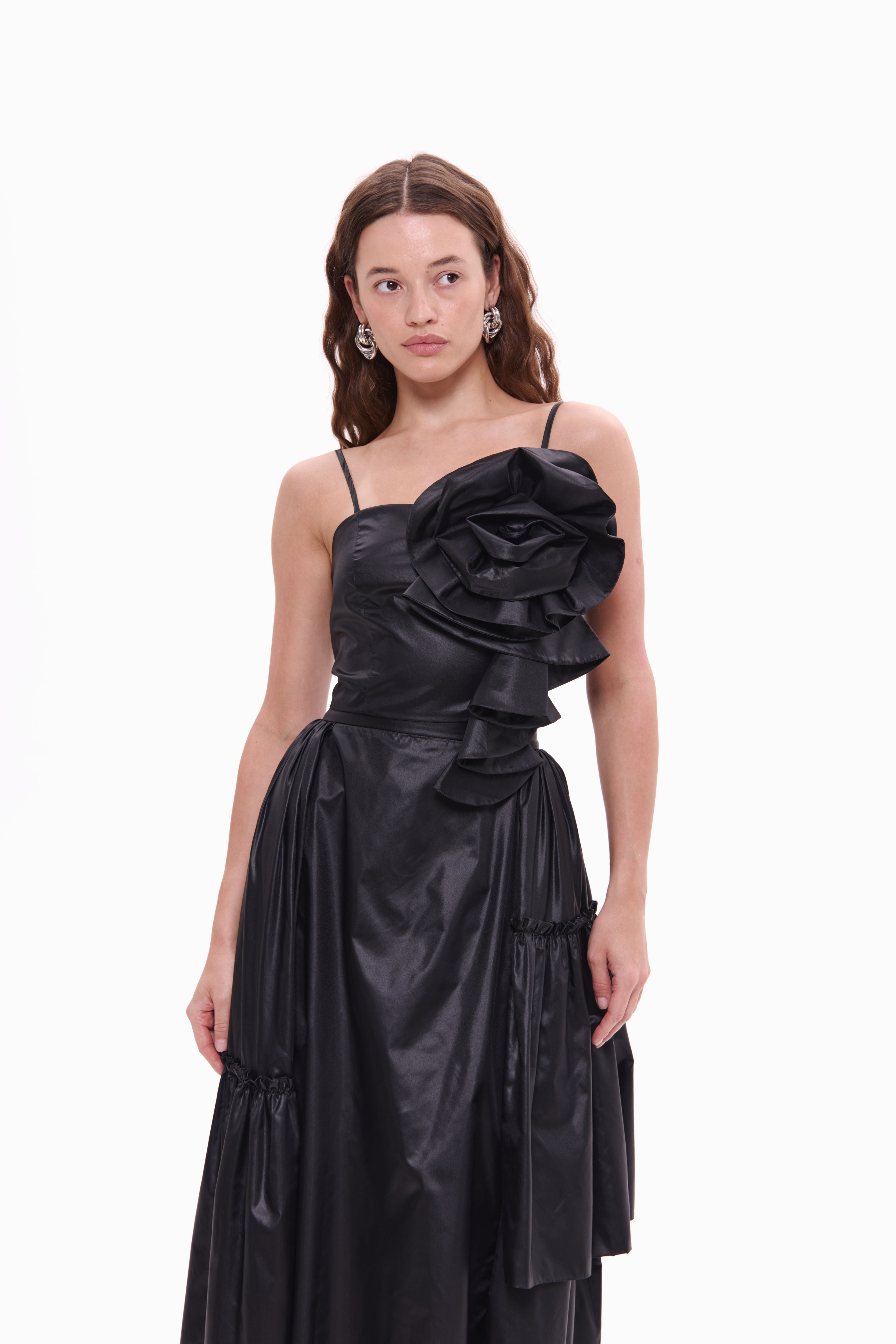 Skirt Rosette Noir