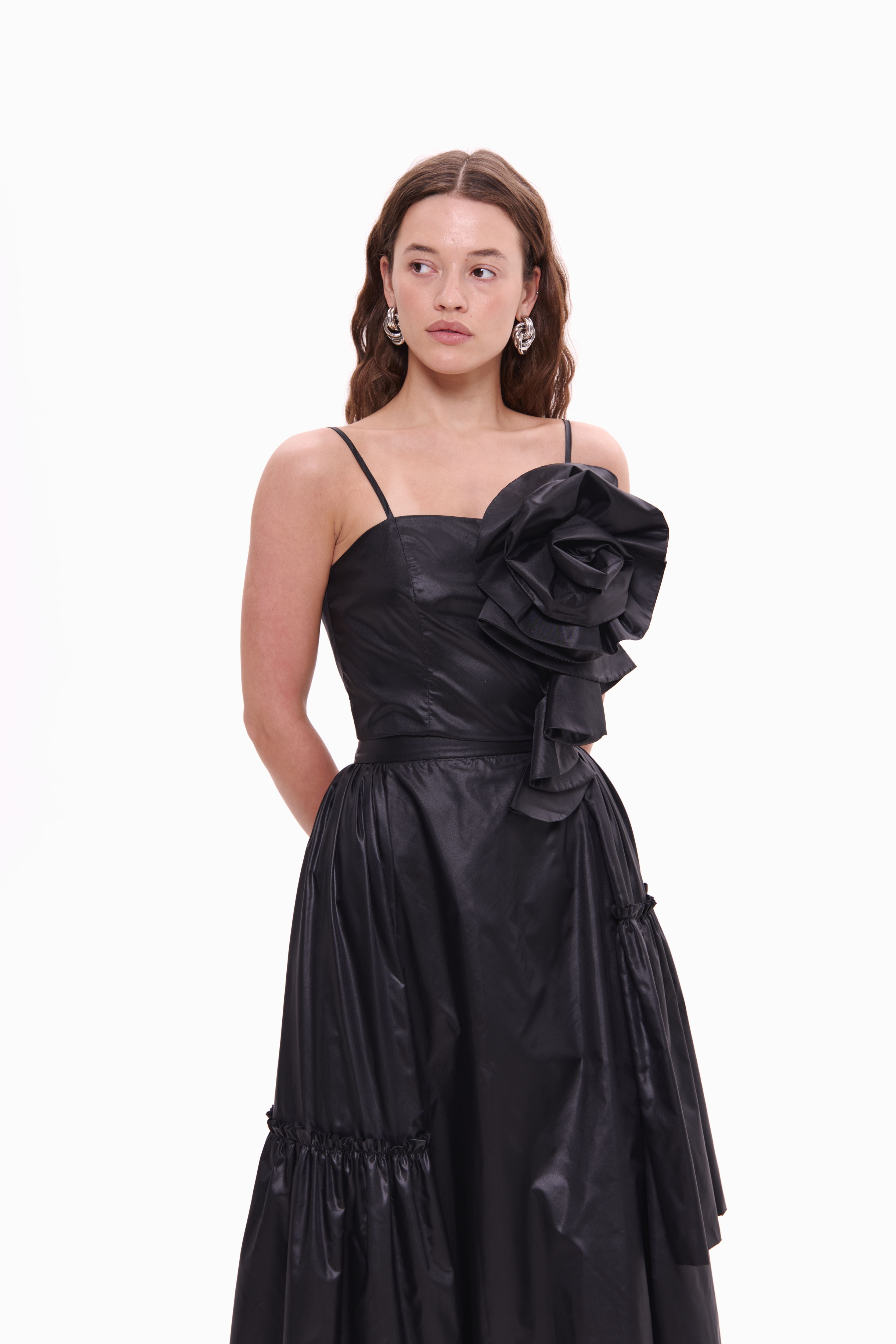 Skirt Rosette Noir