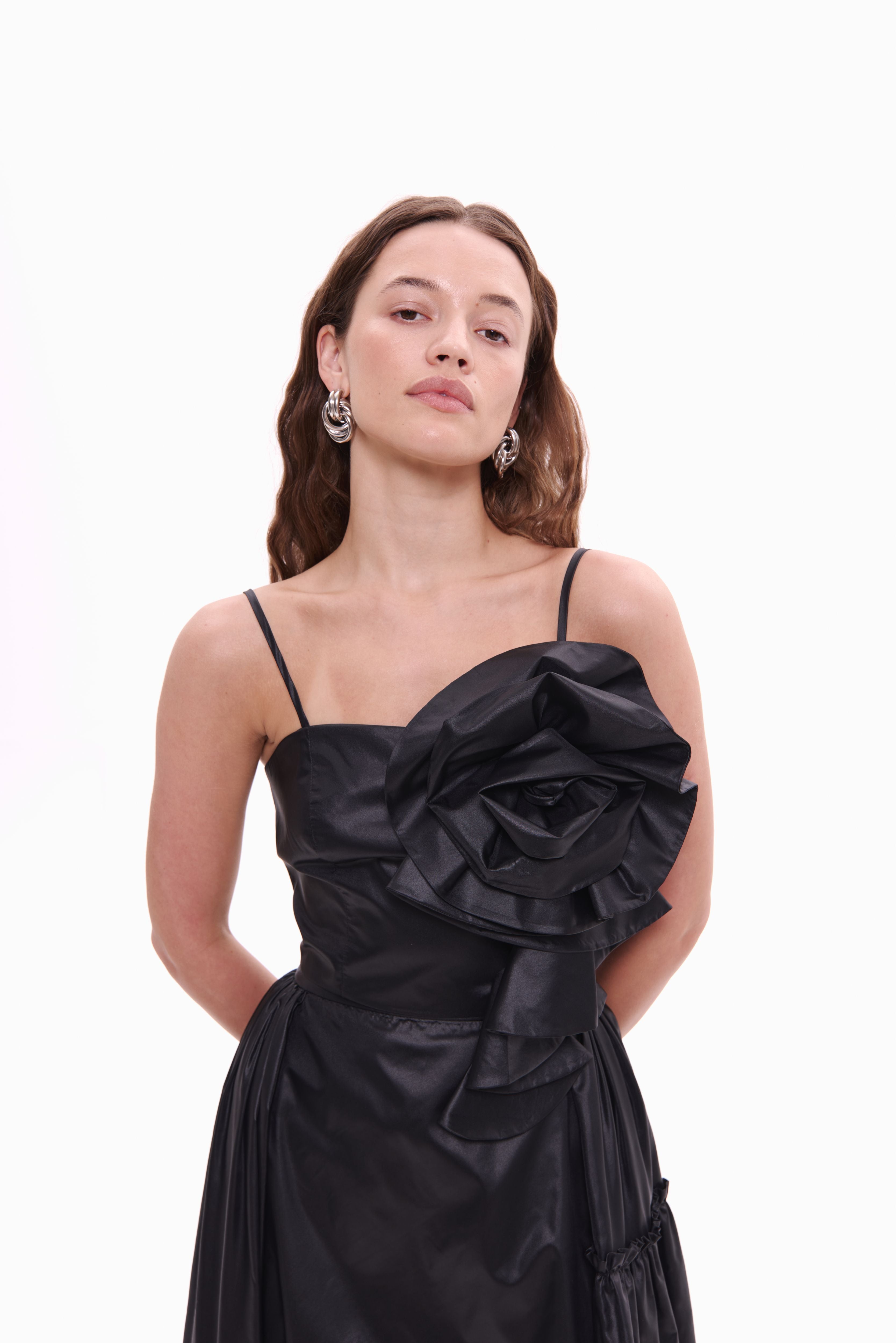 Skirt Rosette Noir