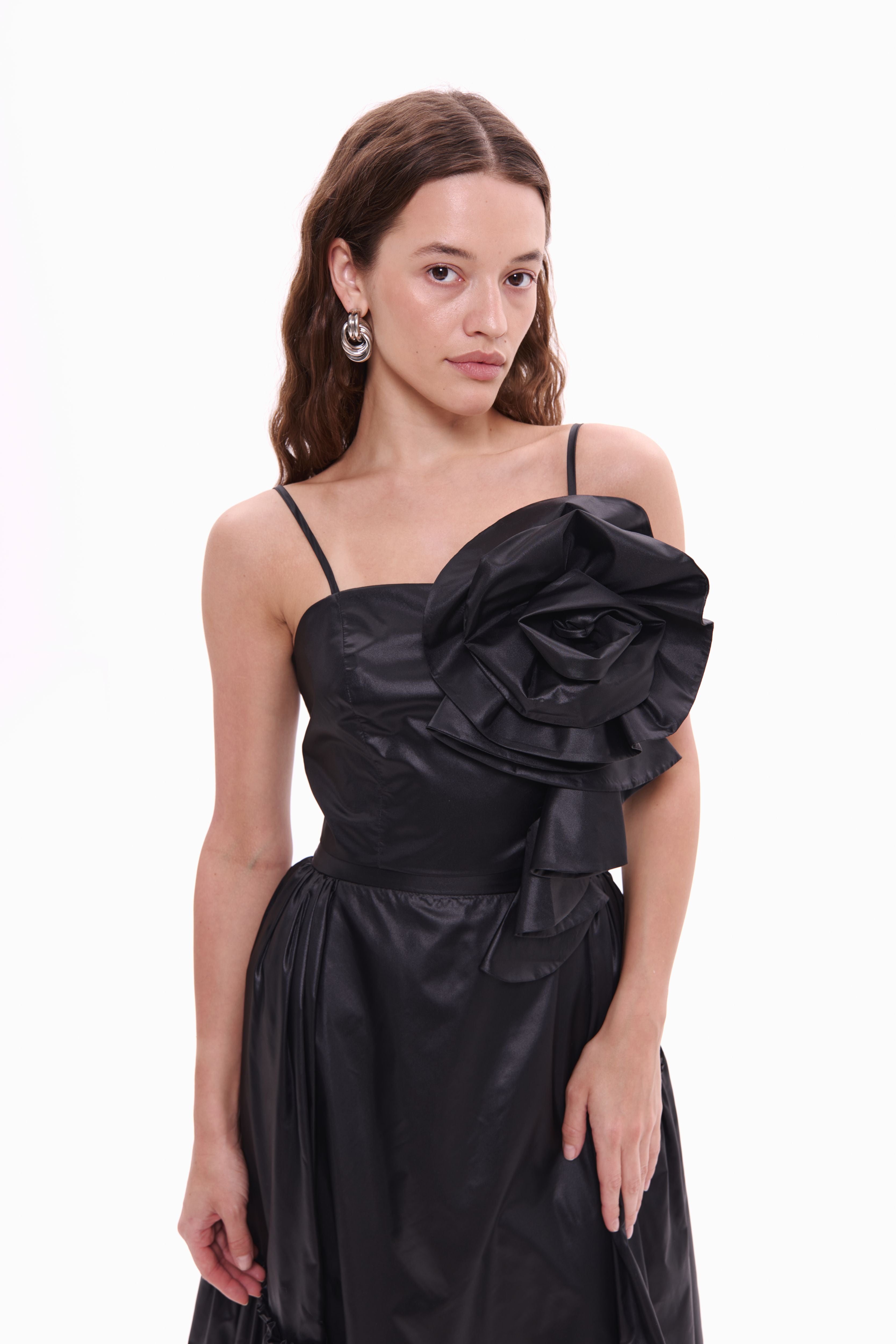 Skirt Rosette Noir